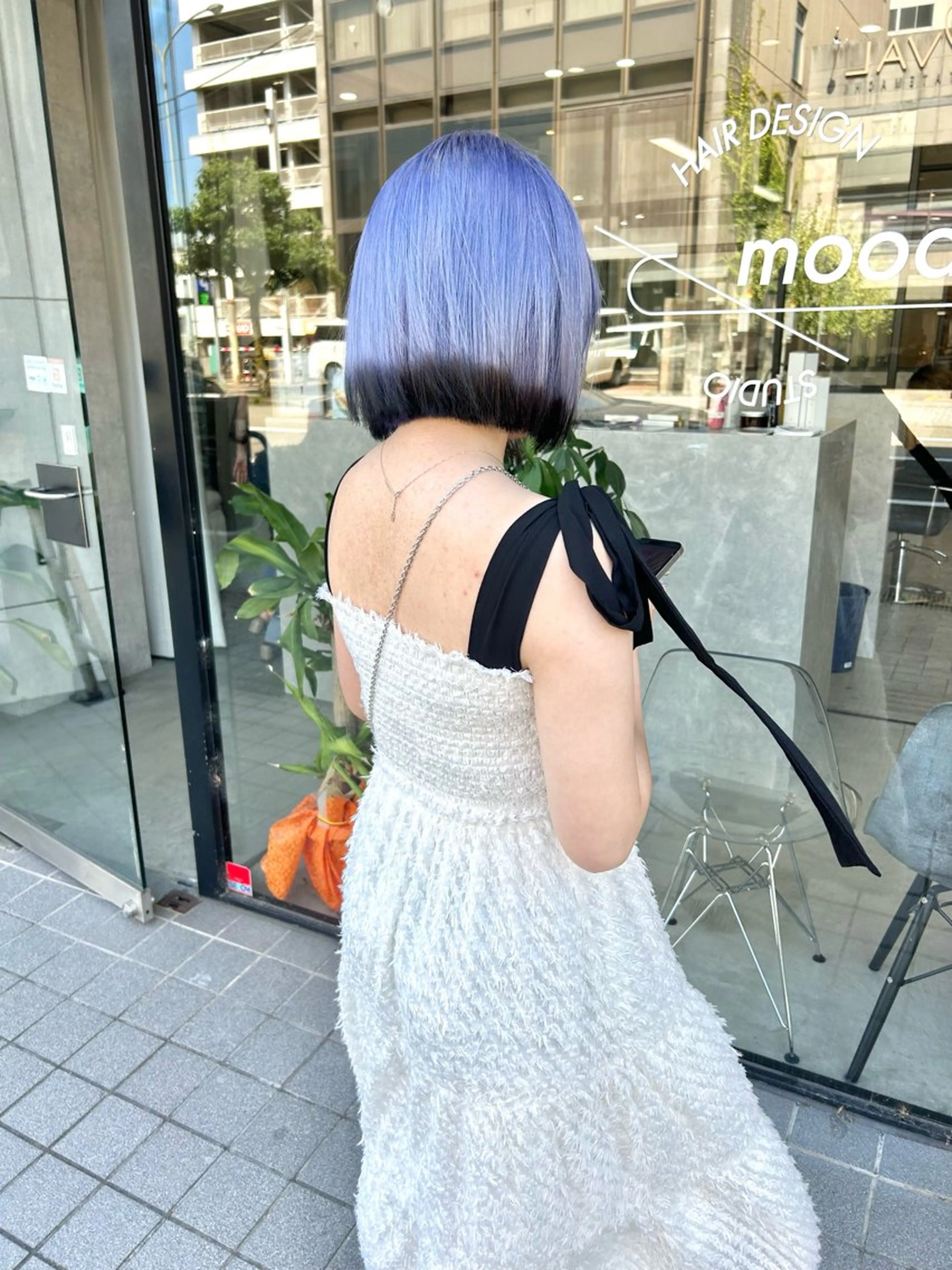 ミディアム カラー ヘアカラー mood tatemachiのヘアスタイル