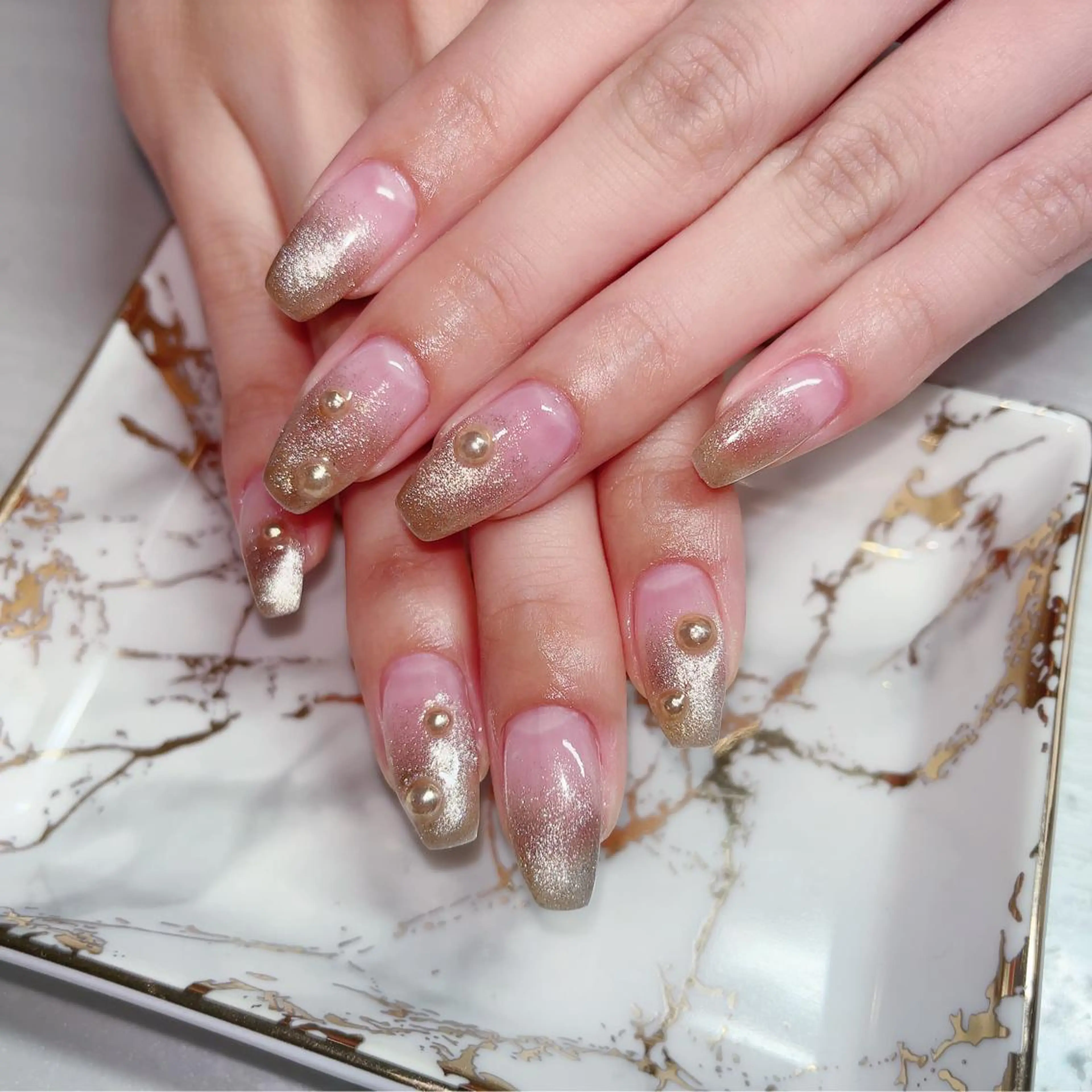 ネイル ジェルネイル マグネットネイル ハンドネイル Baby Nailのネイルデザイン