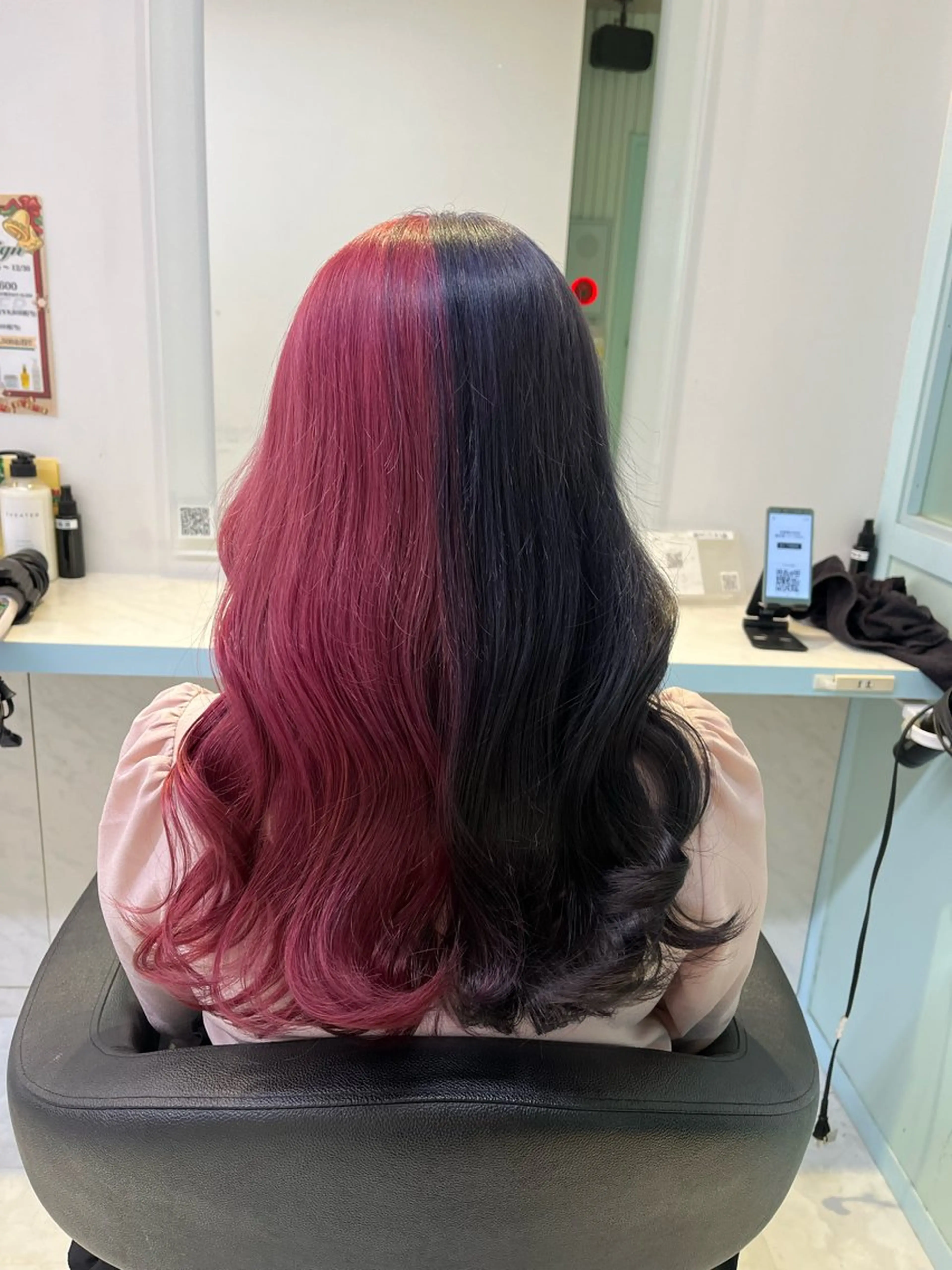 セミロング カラー ヘアカラー トリートメント ブリーチカラー 🩵MIZUKIのヘアスタイル