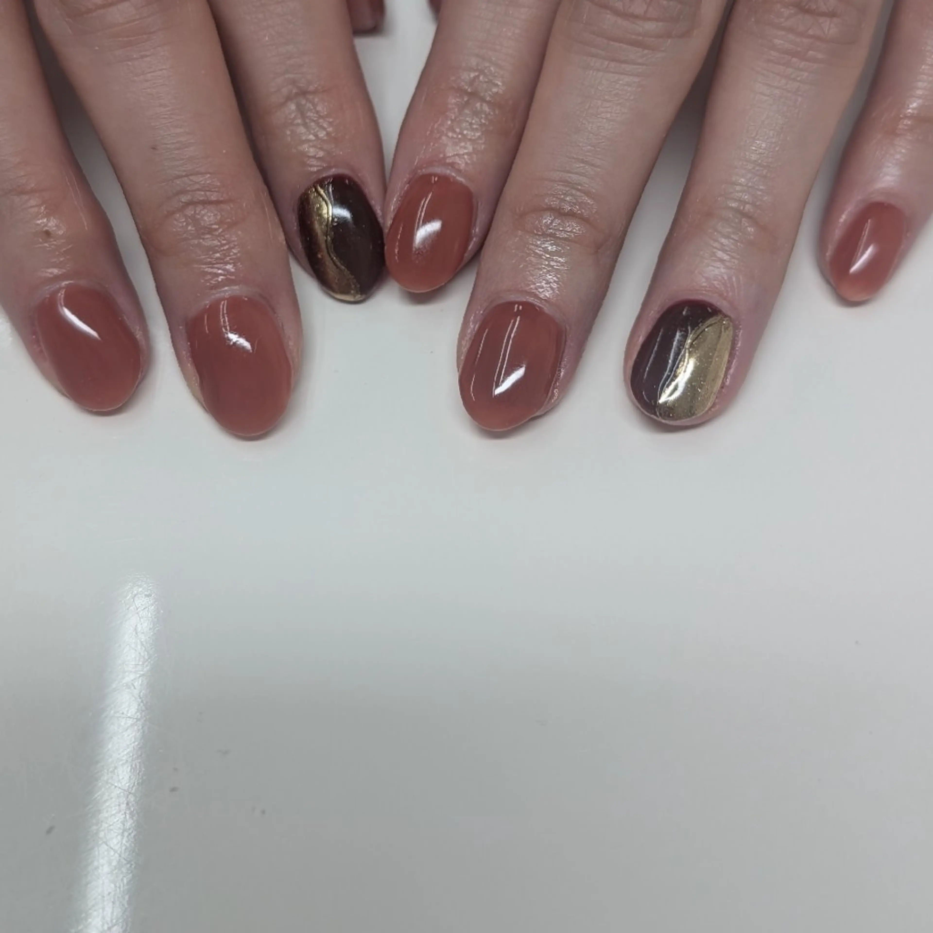 ネイル シンプルネイル ハンドネイル ネイルサロン Amie　〜アミ〜所属・Satou .Cのネイルデザイン