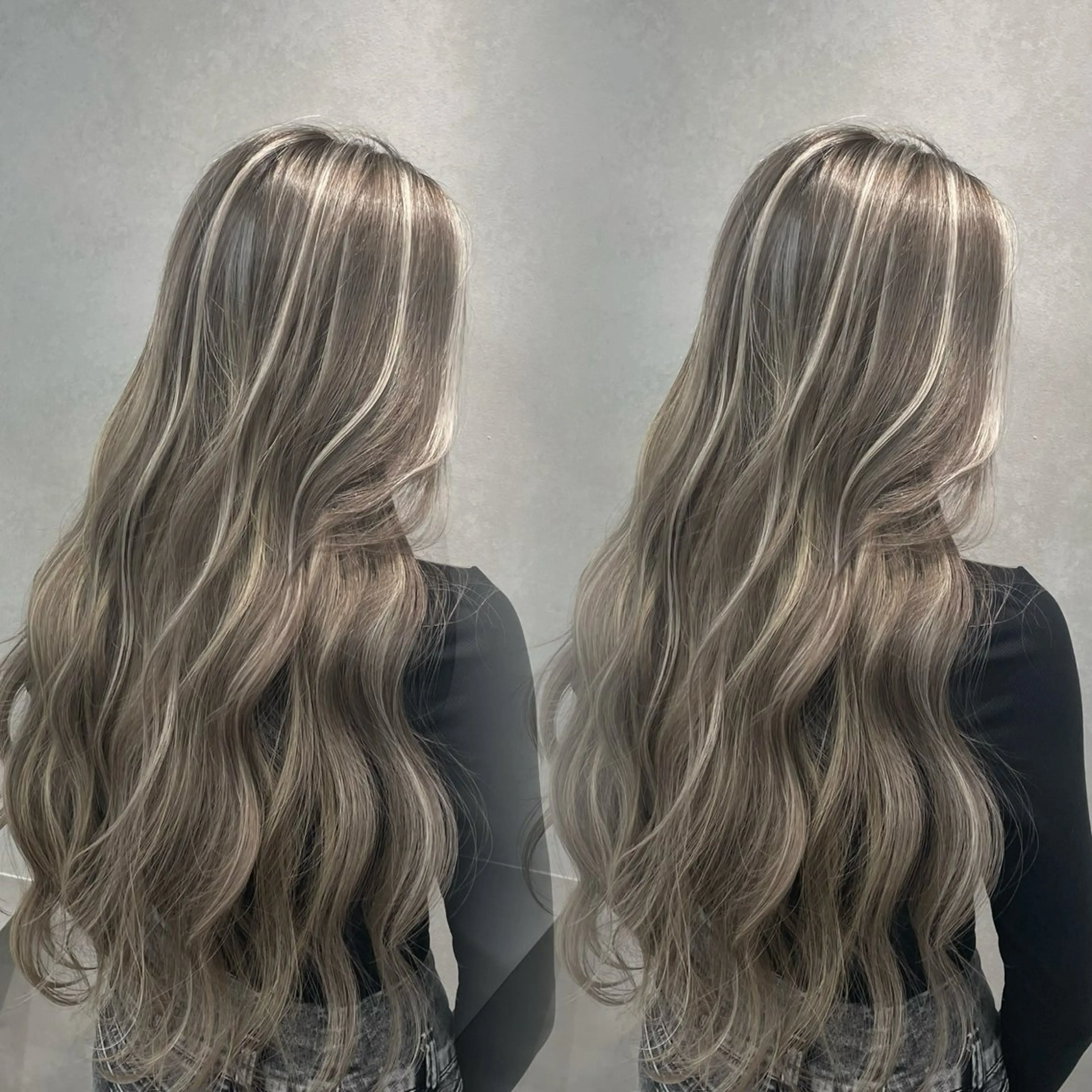 ロング カラー ✨レイヤーカット 海外ヘア/原宿✨のヘアスタイル