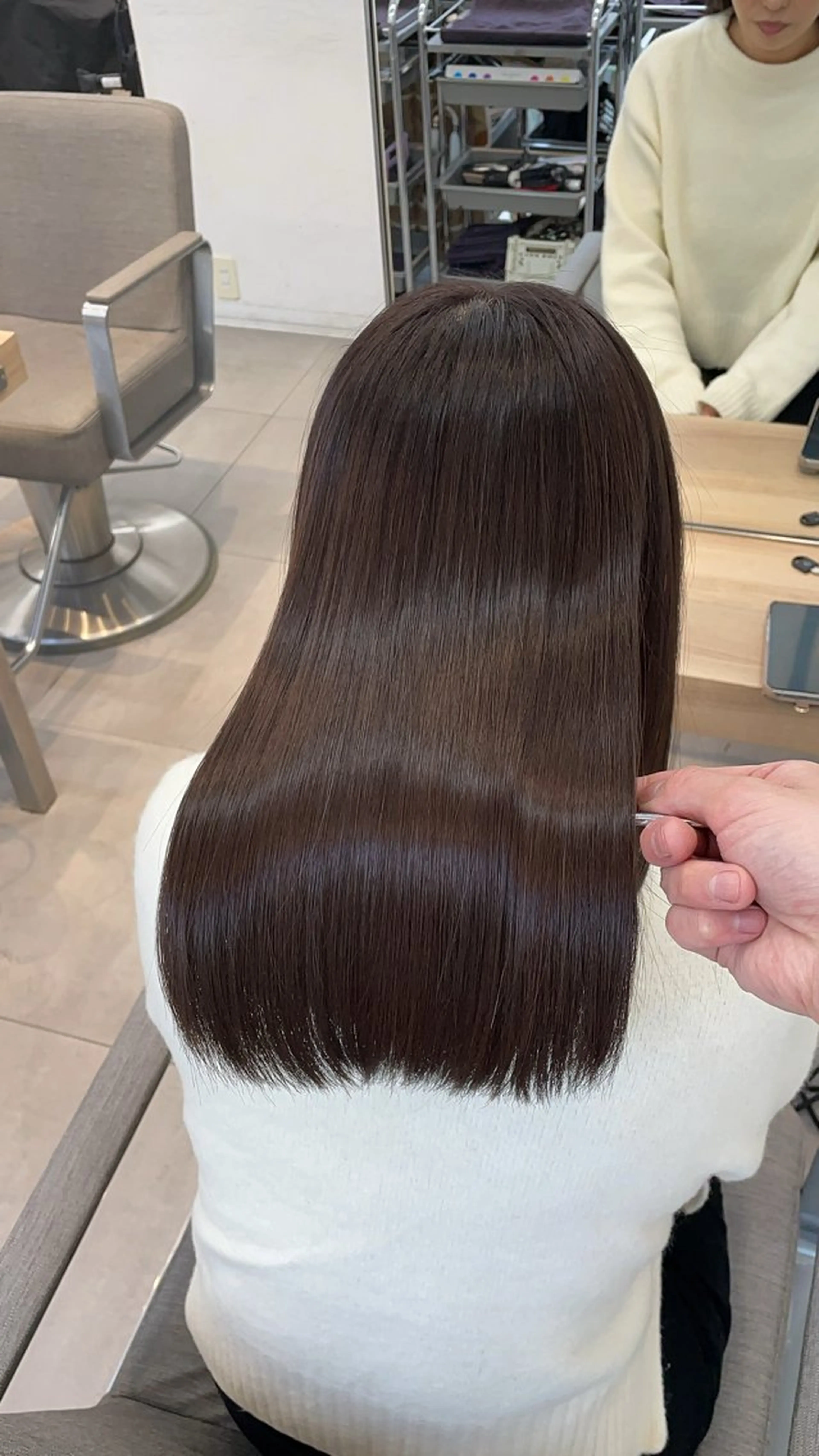 セミロング カラー 髪質改善 カット ヘアカラー トリートメント ✨髪質改善✨美髪 矯正🫧小泉のヘアスタイル