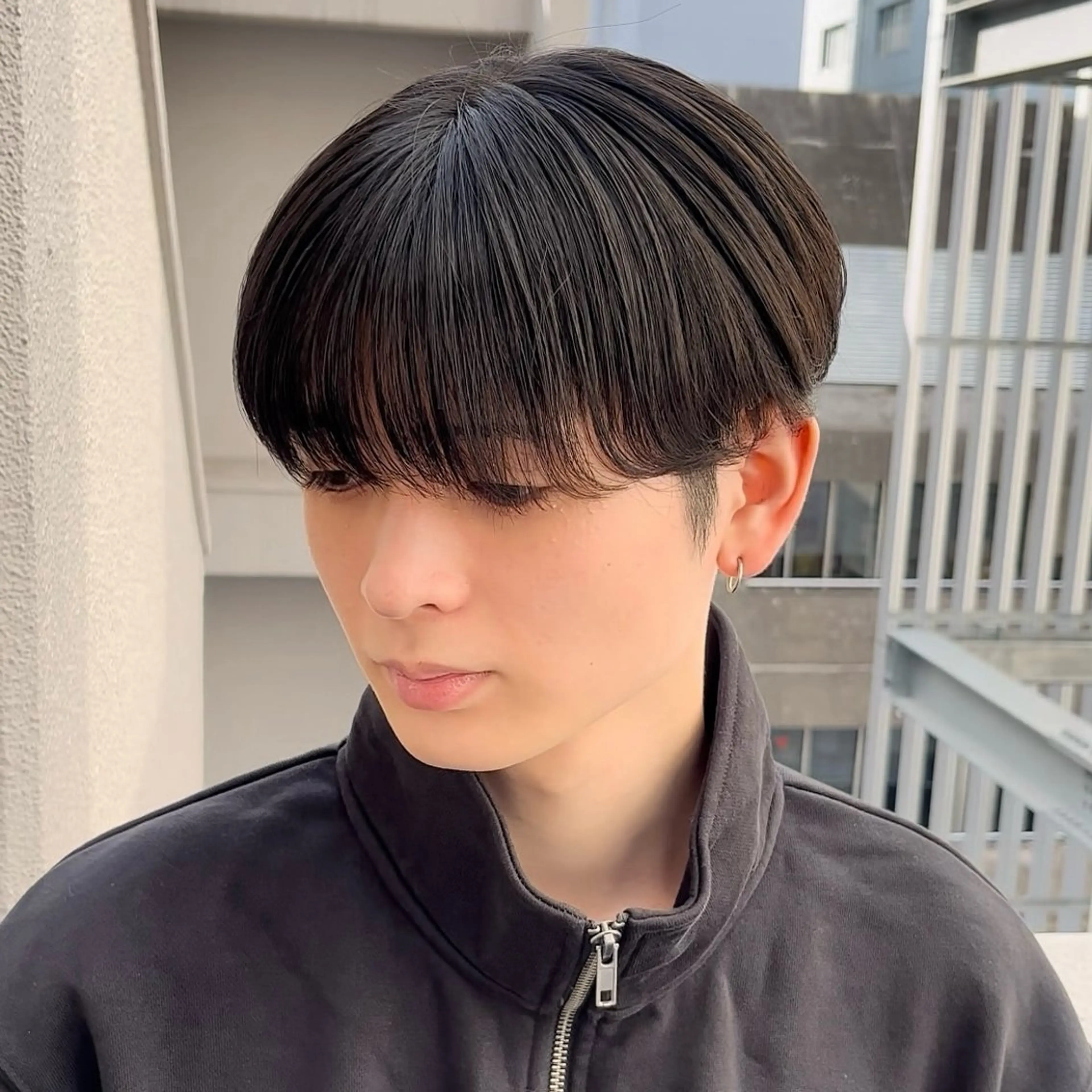 メンズ est-r. Hinanoのヘアスタイル