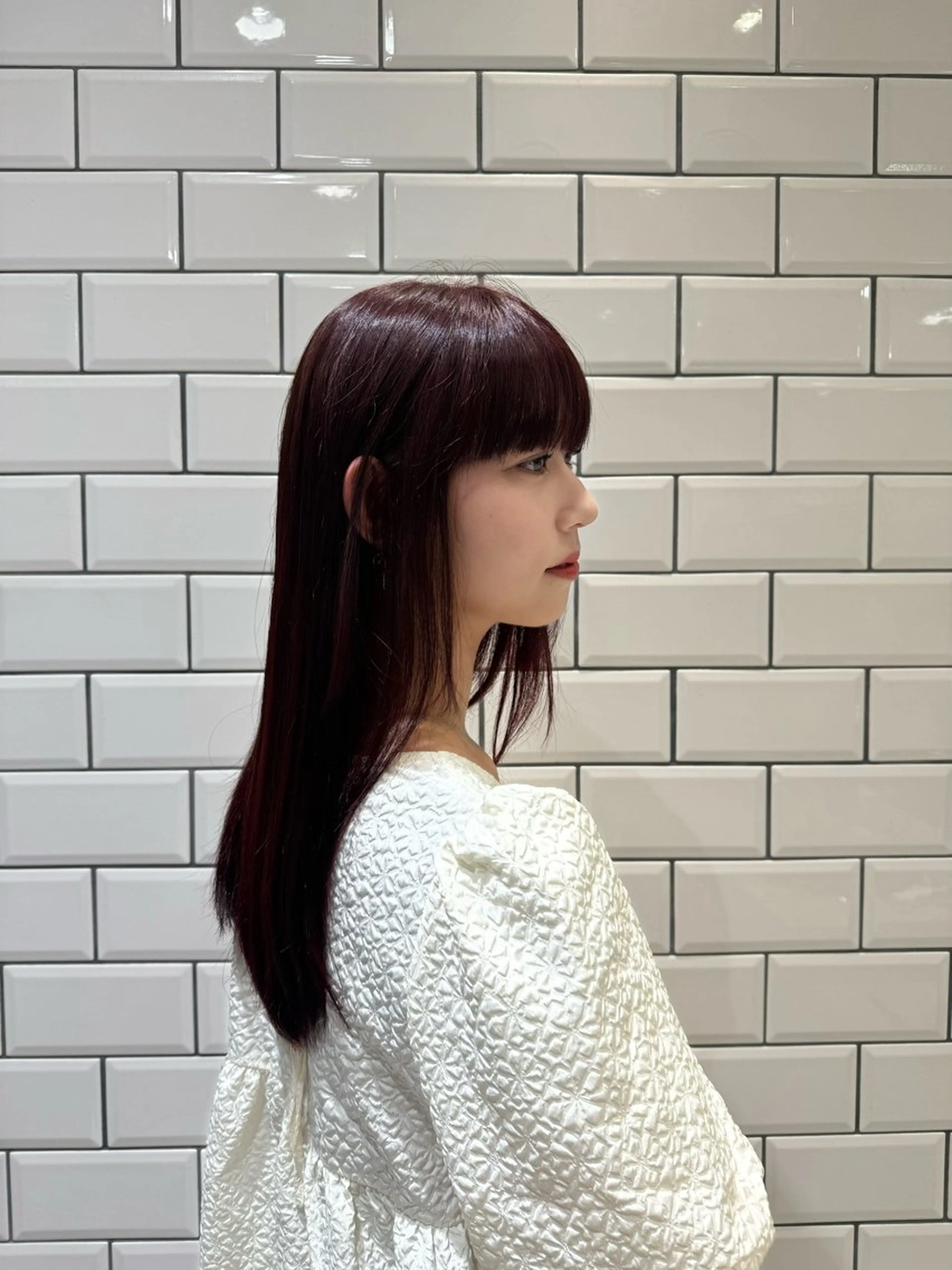 ロング カラー カット ヘアカラー costes 今井芽依のヘアスタイル