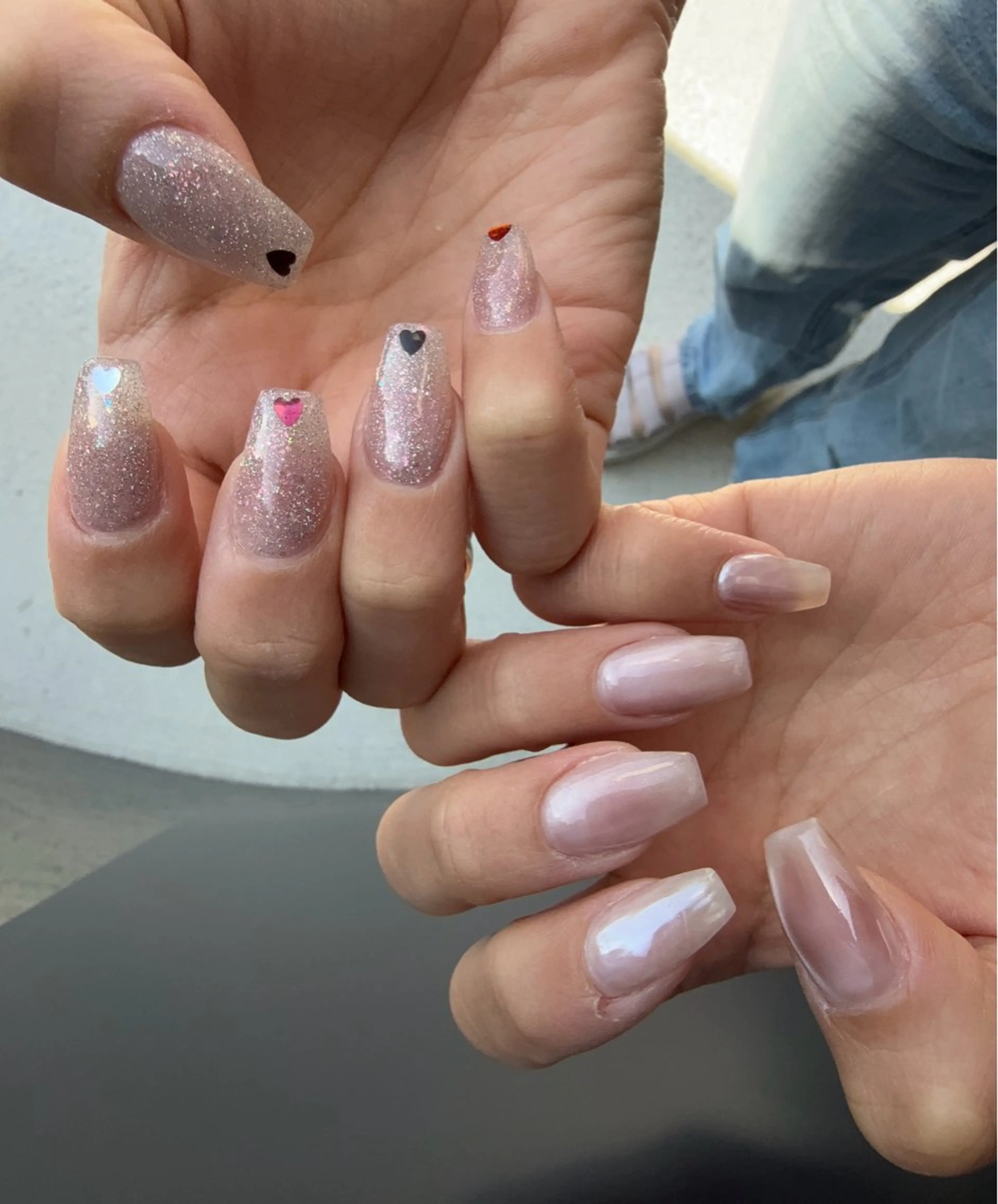 マグネット or ミラーorフラッシュネイル（オフ込み）／¥4,800  (2色までOK)の写真