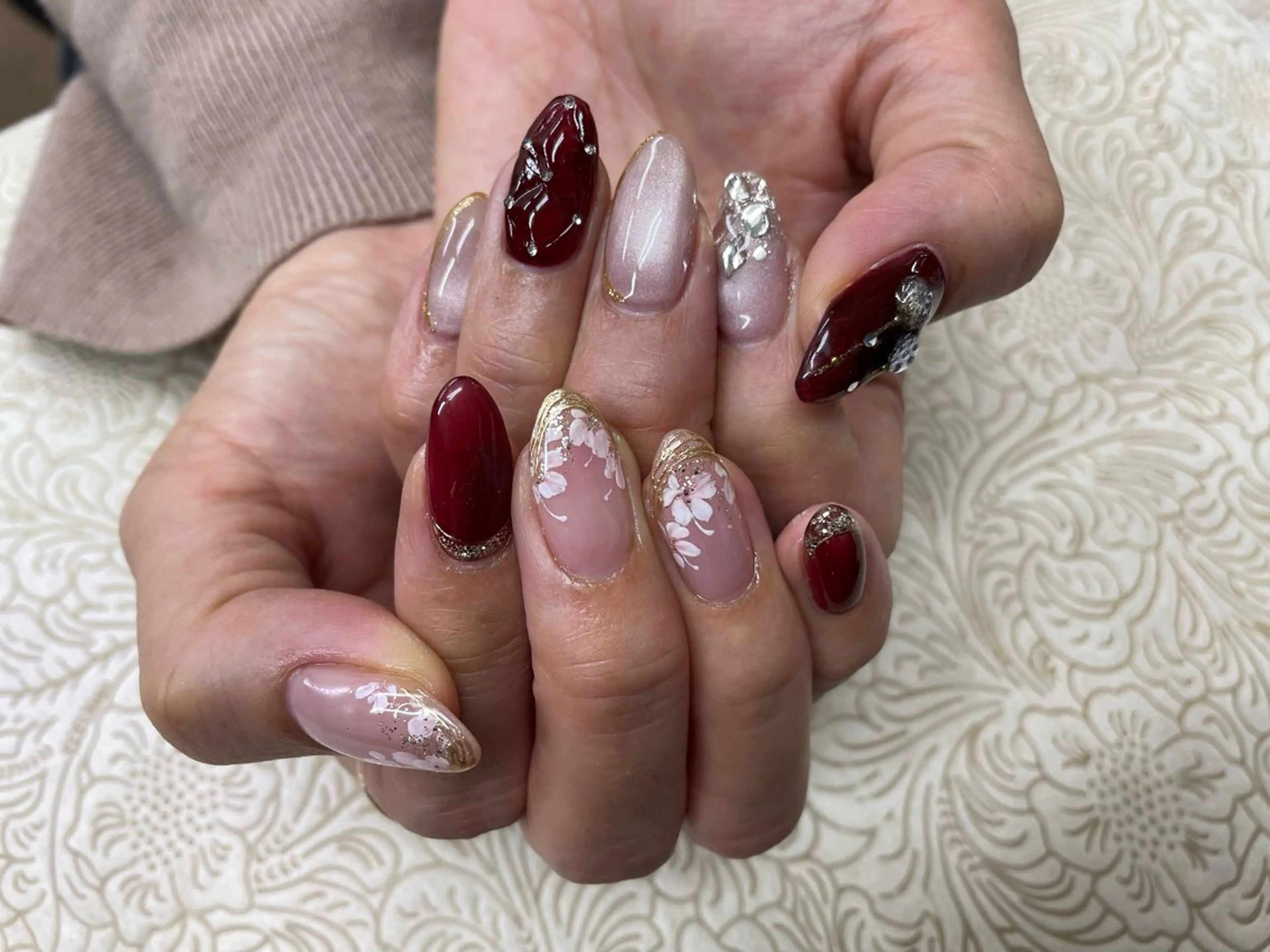 ネイル フラワーネイル precious nail room所属・precious nail  roomのネイルデザイン