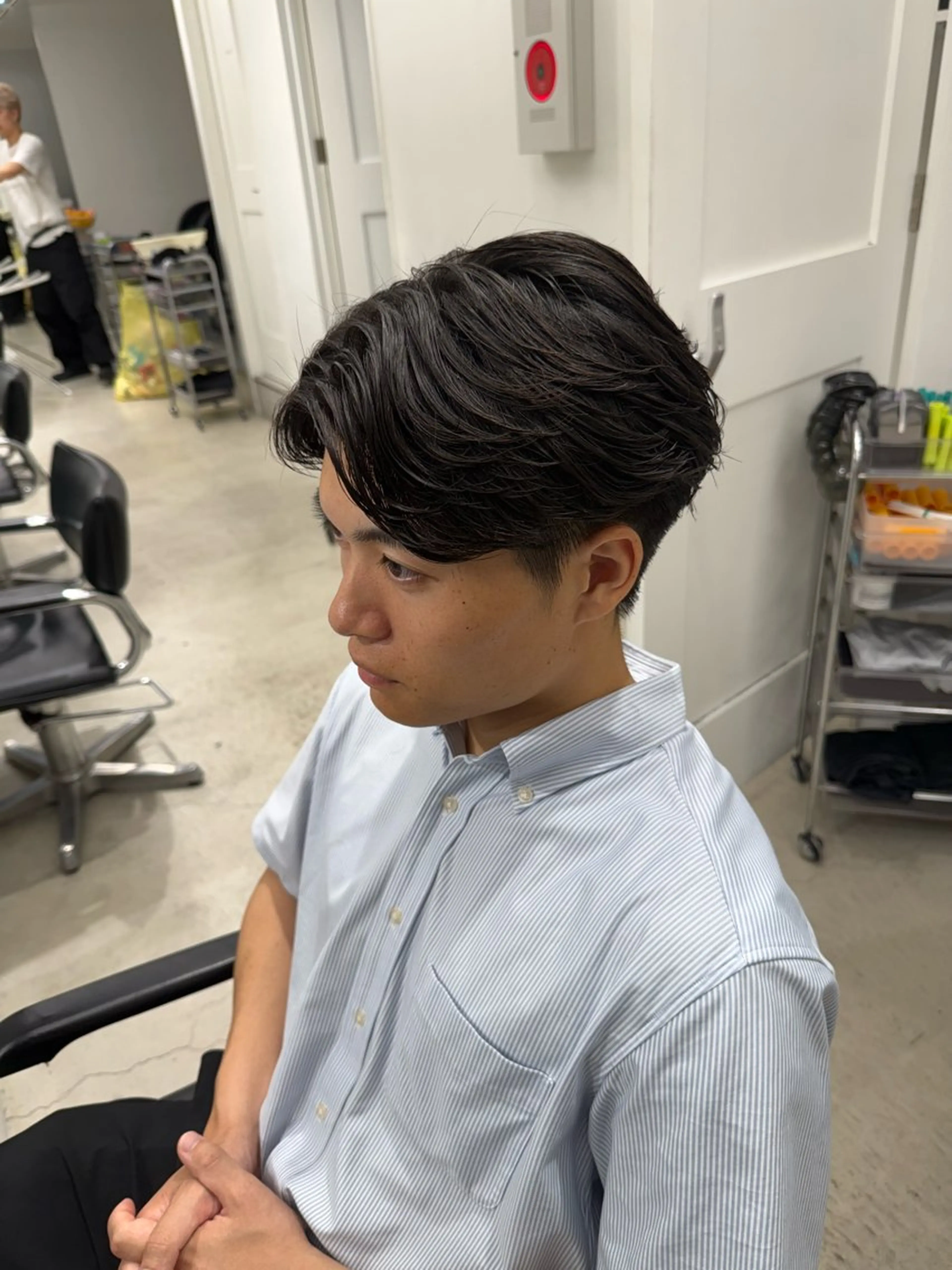 パーマ メンズ 深谷 侑亮のヘアスタイル