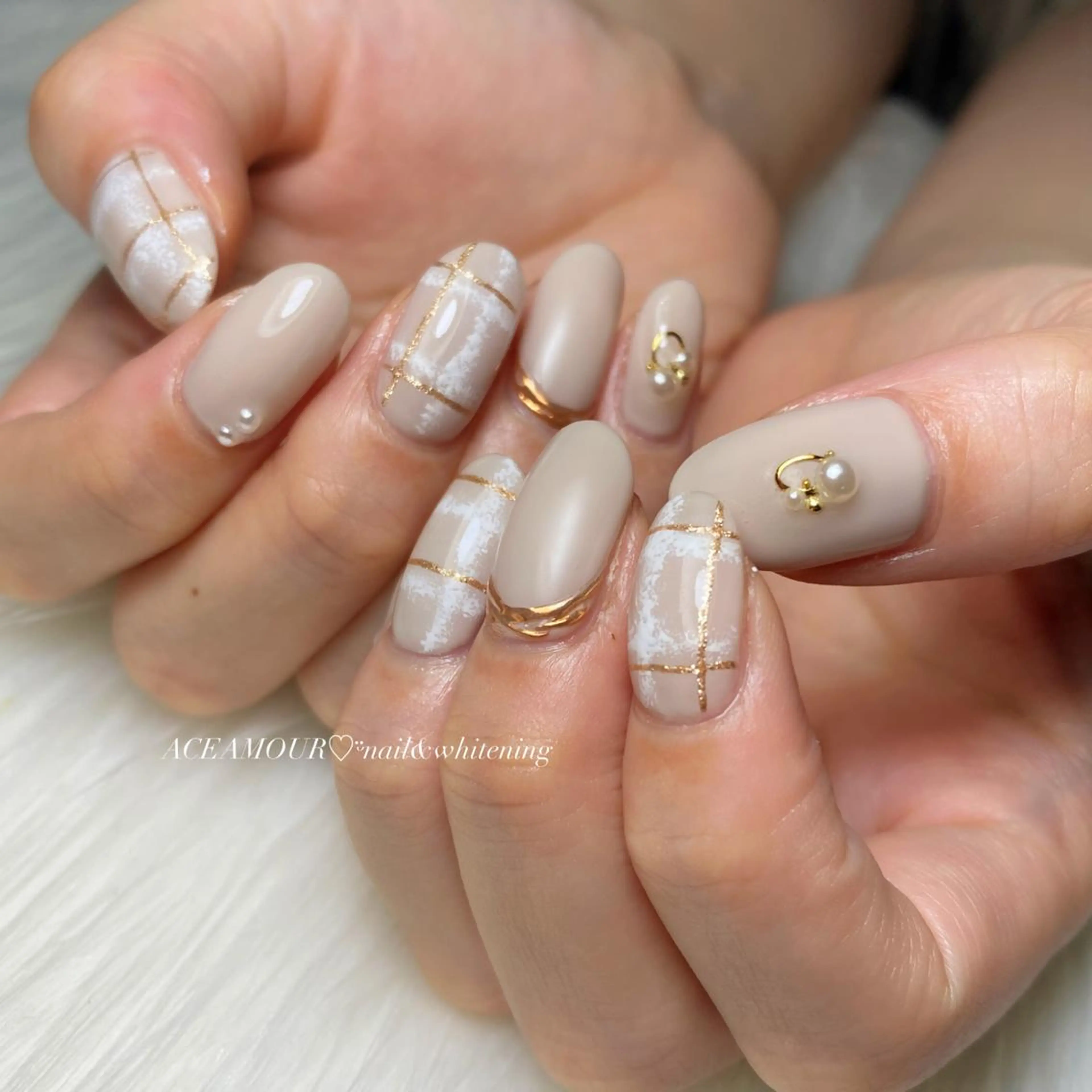 ネイル ネイル/耳つぼ /新ホワイトニングのネイルデザイン