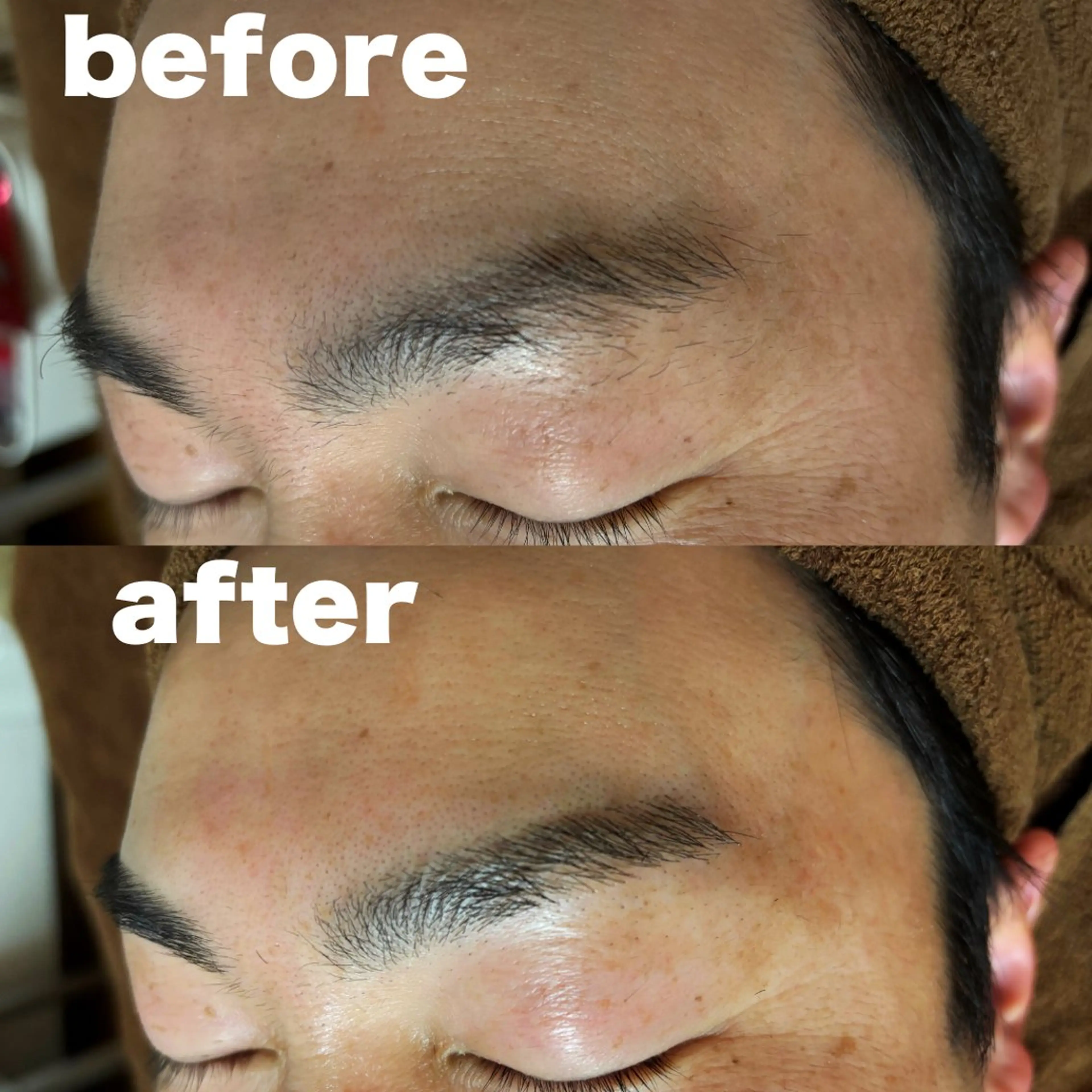 《男性限定》第一印象を変える！眉毛スタイリング（美眉シェービング）の写真