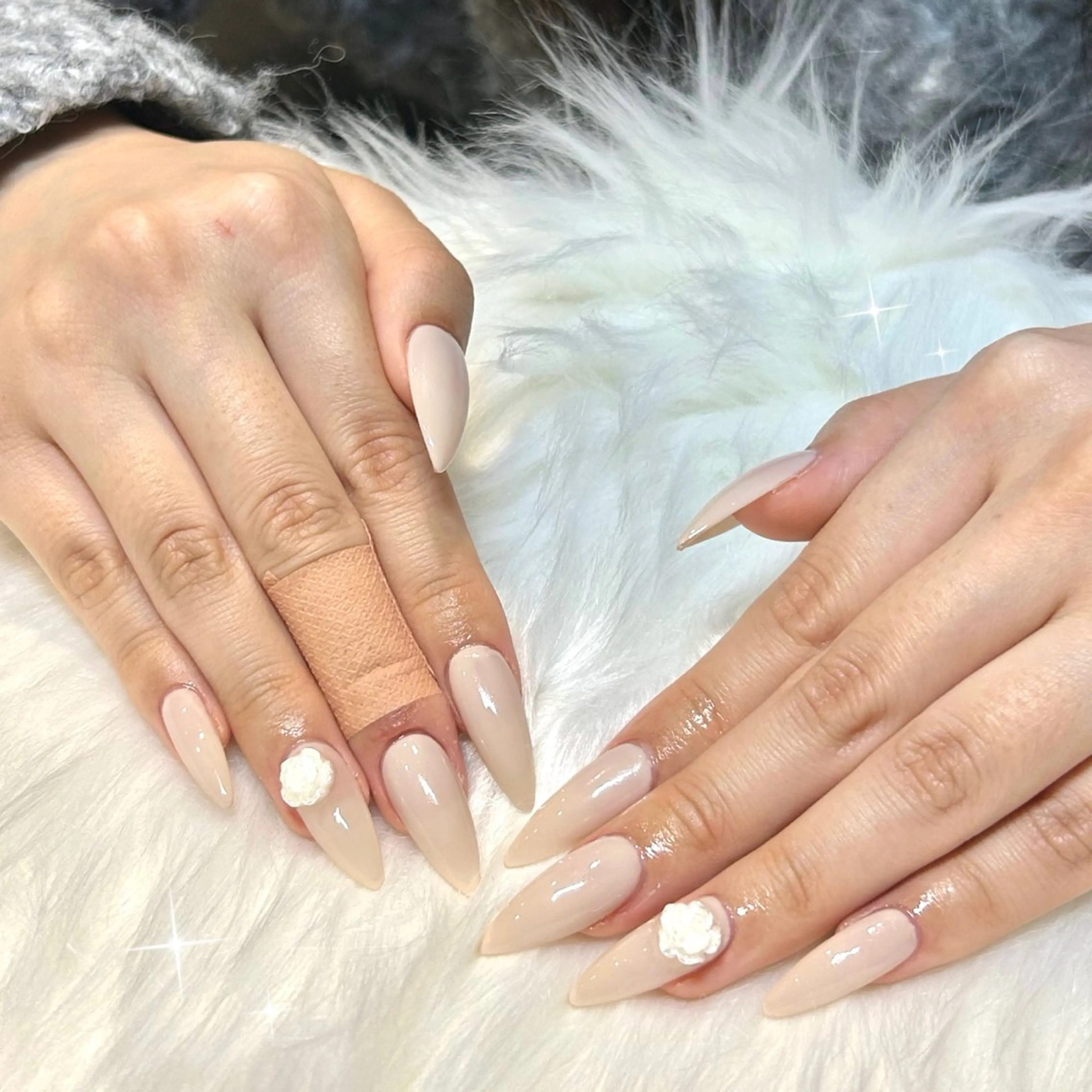 ネイル アートネイル ジェルネイル ワンカラーネイル パラジェル ハンドネイル RIN 🍀のネイルデザイン