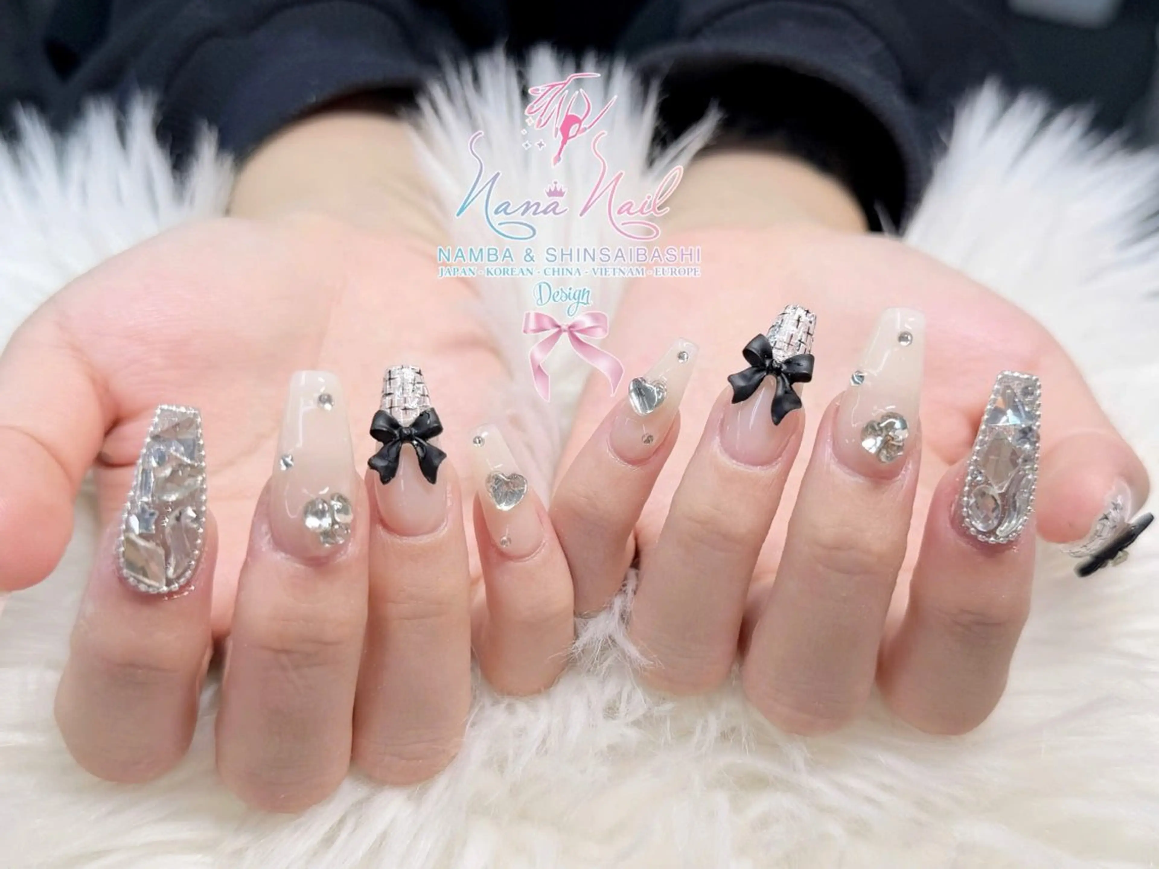 ネイル チークネイル 桜ネイル フラッシュネイル フットネイル ジェルネイル ７９LINA NAIL 心斎橋店所属・リナネイル アメ村心斎橋店のネイルデザイン