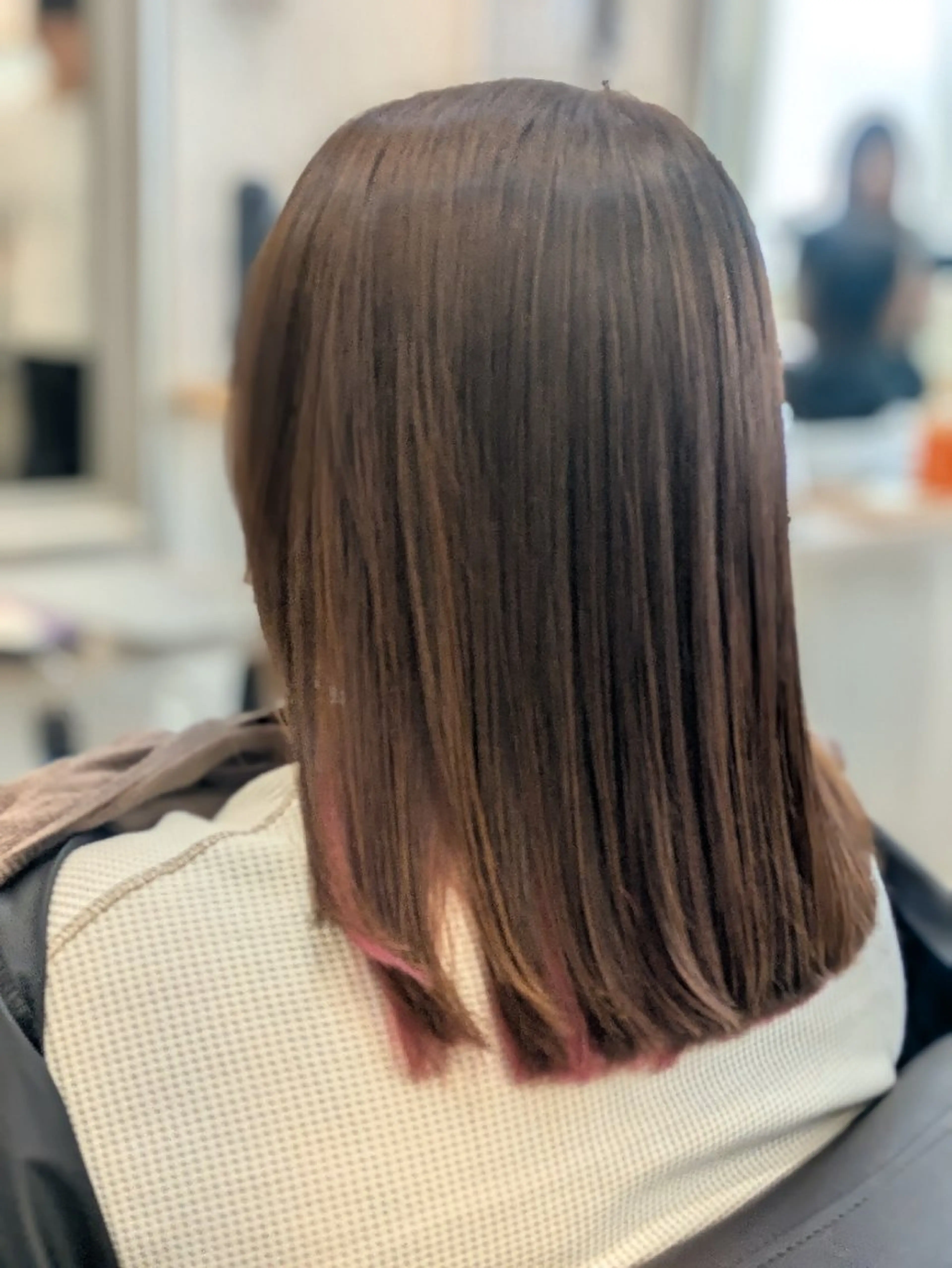 セミロング カラー 髪質改善 まりえ☆髪質改善/ 艶髪/オトナショートのヘアスタイル