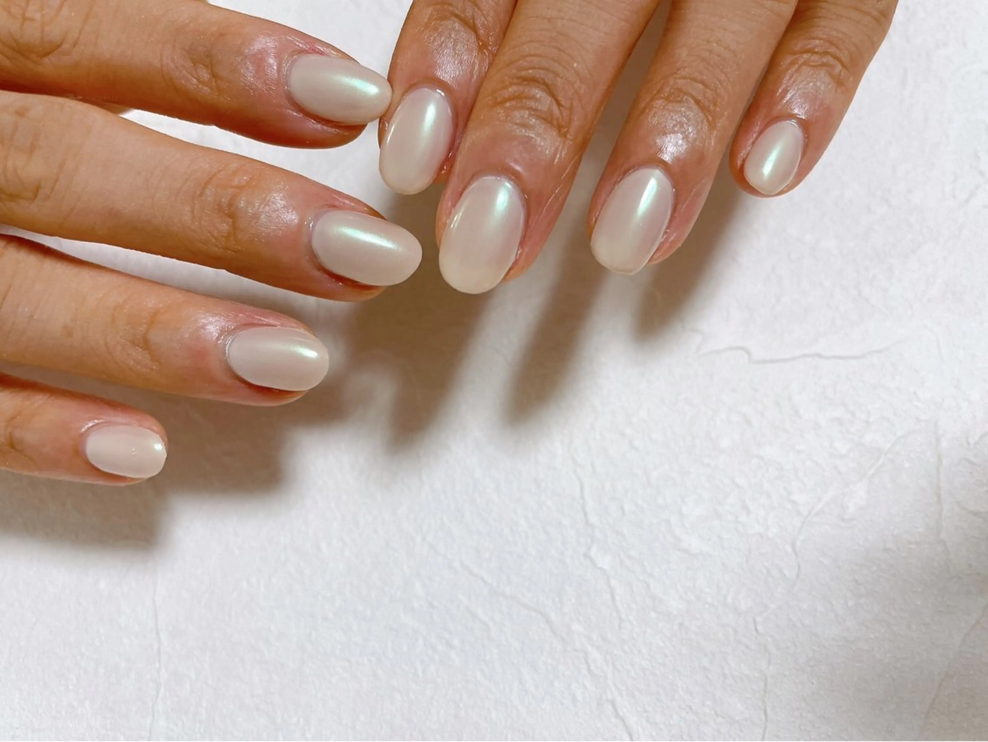 ネイル オーロラネイル フットネイル フレンチネイル ジェルネイル 韓国ネイル Mogu nail 二子玉川のネイルデザイン