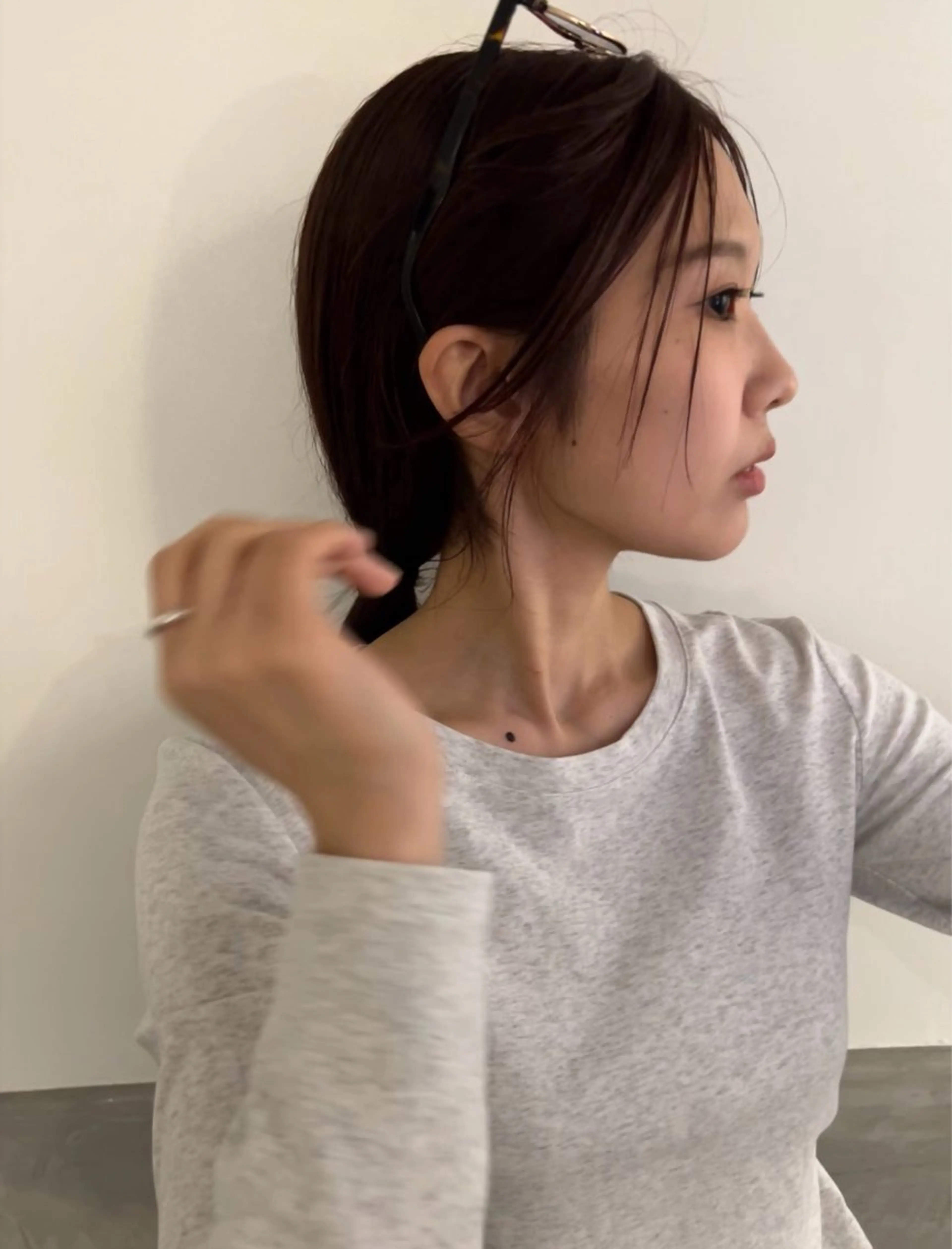 セミロング カラー ヘアカラー KOCHAB本山所属・三谷 はるなのヘアスタイル