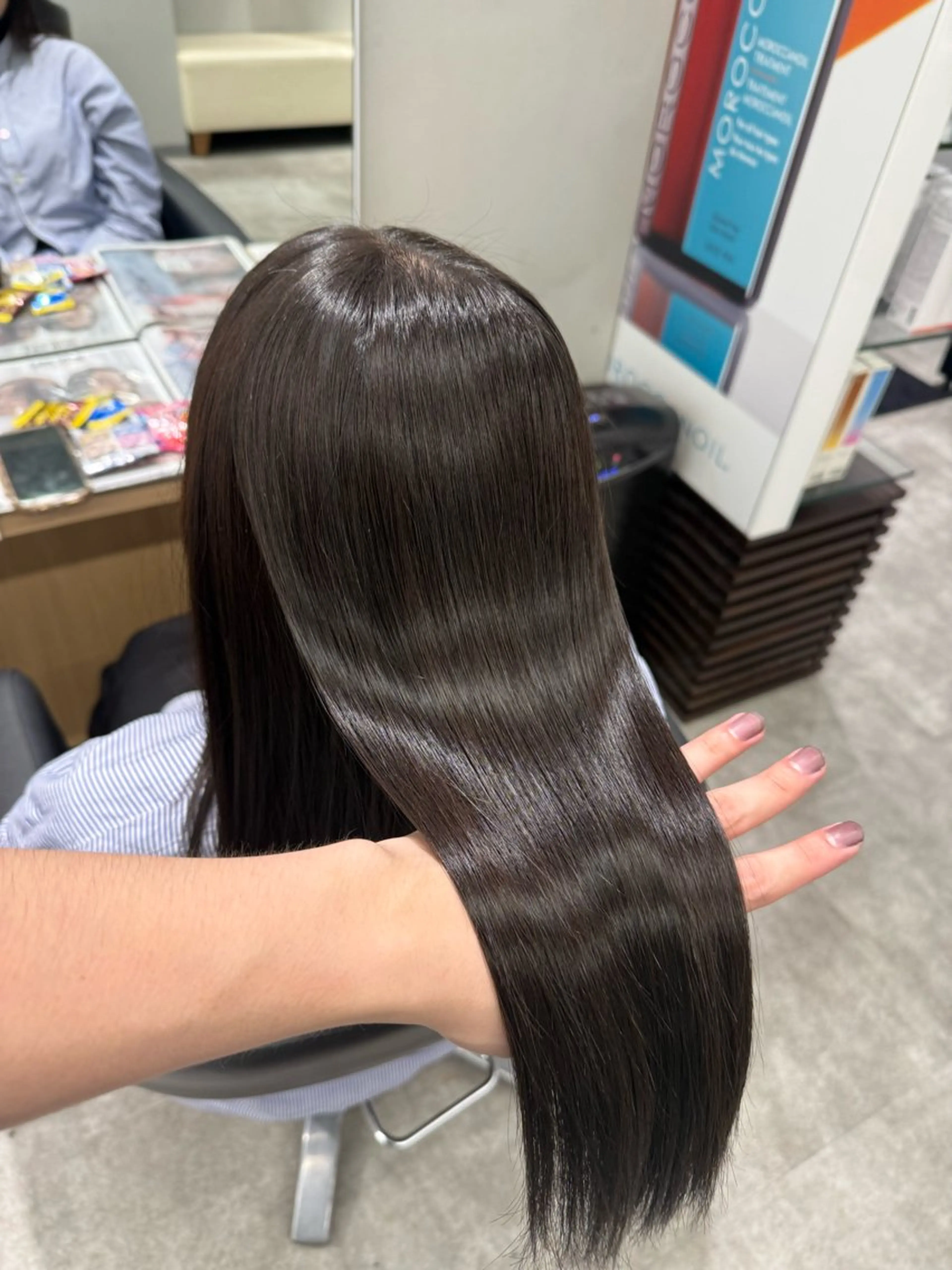 ロング カラー 髪質改善 縮毛矯正 雰囲気似合わせ/永田 汰伊智/艶カラー🫧のヘアスタイル