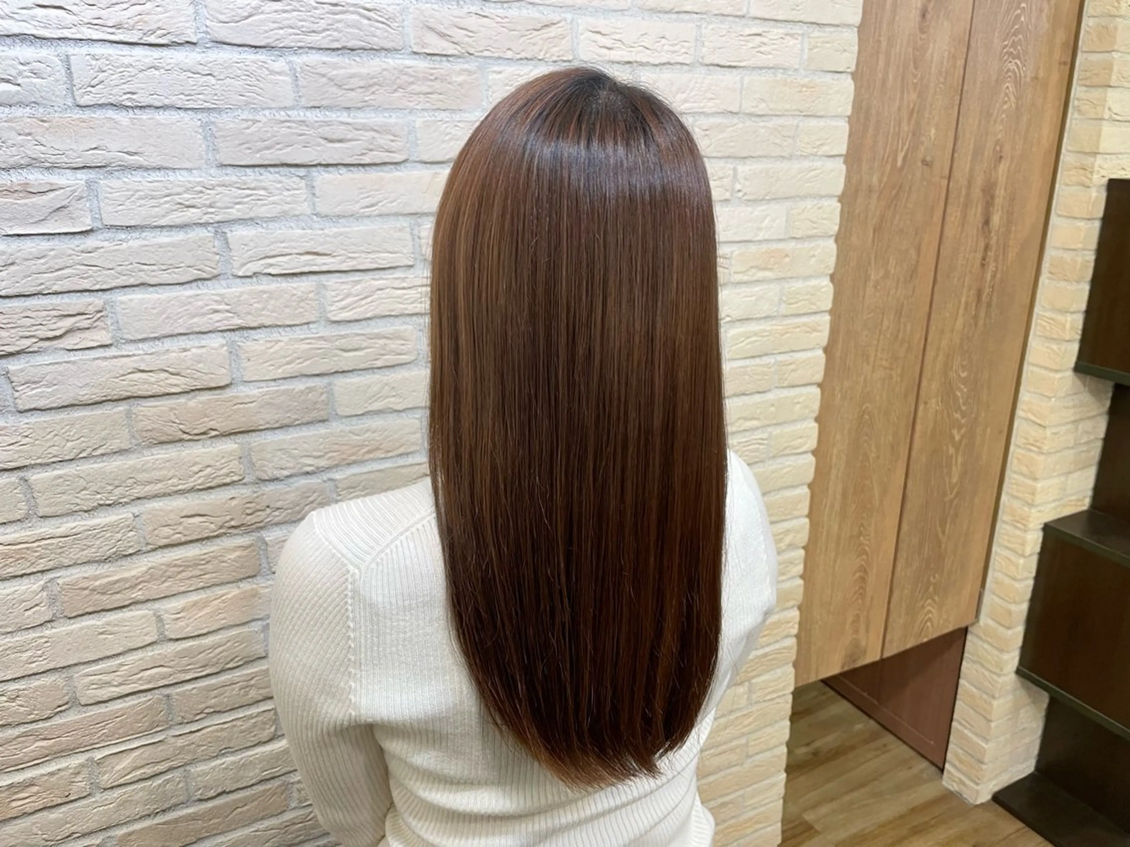 ロング 髪質改善カラー& 縮毛矯正 石井良平のヘアスタイル