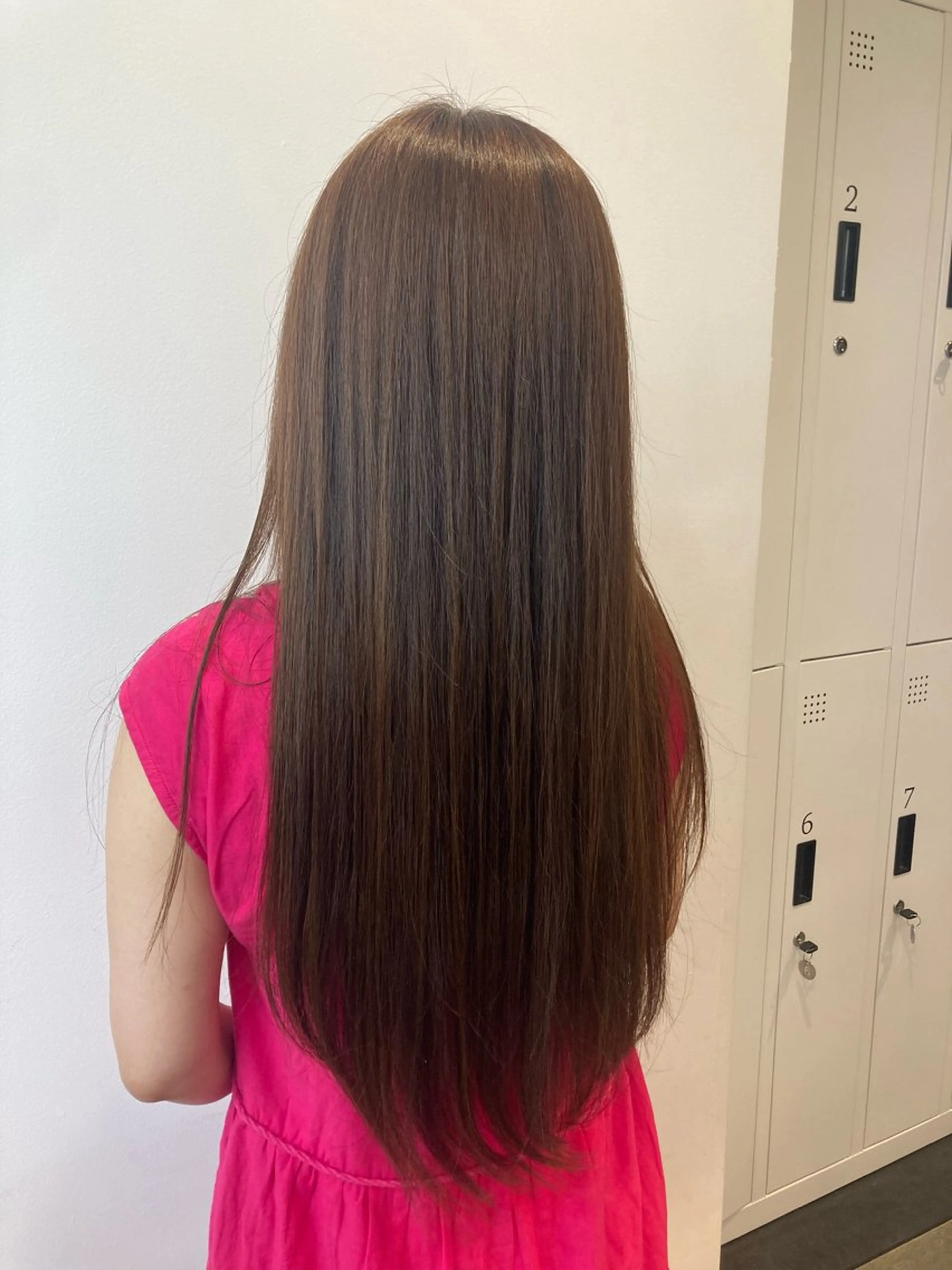 ロング カラー ブラウンカラー DEARS徳島店所属・髪質改善Dears 藤井のヘアスタイル