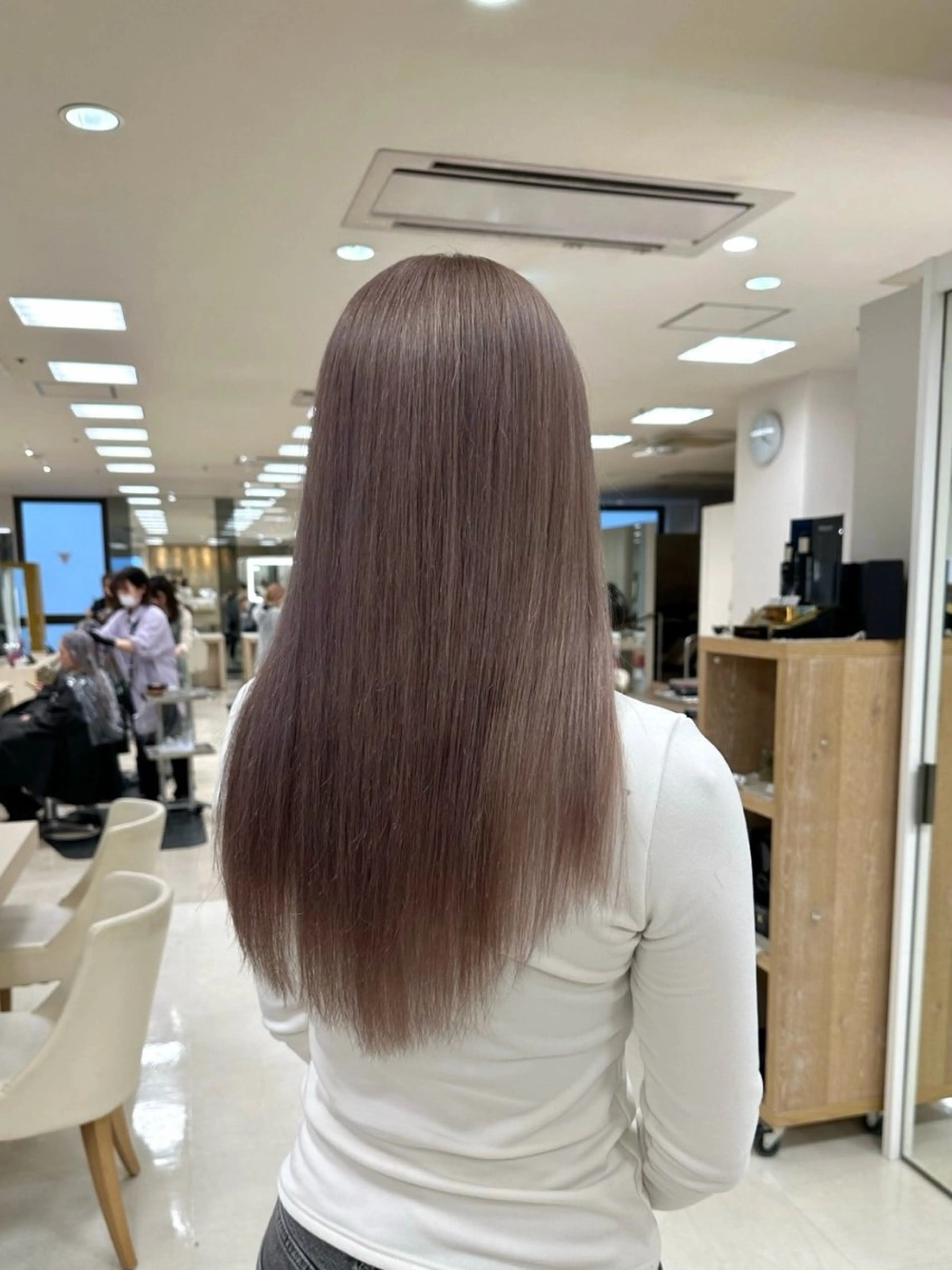 ロング カラー ベージュカラー ブリーチ✨/似合わせ カラー💖/Yuzuのヘアスタイル