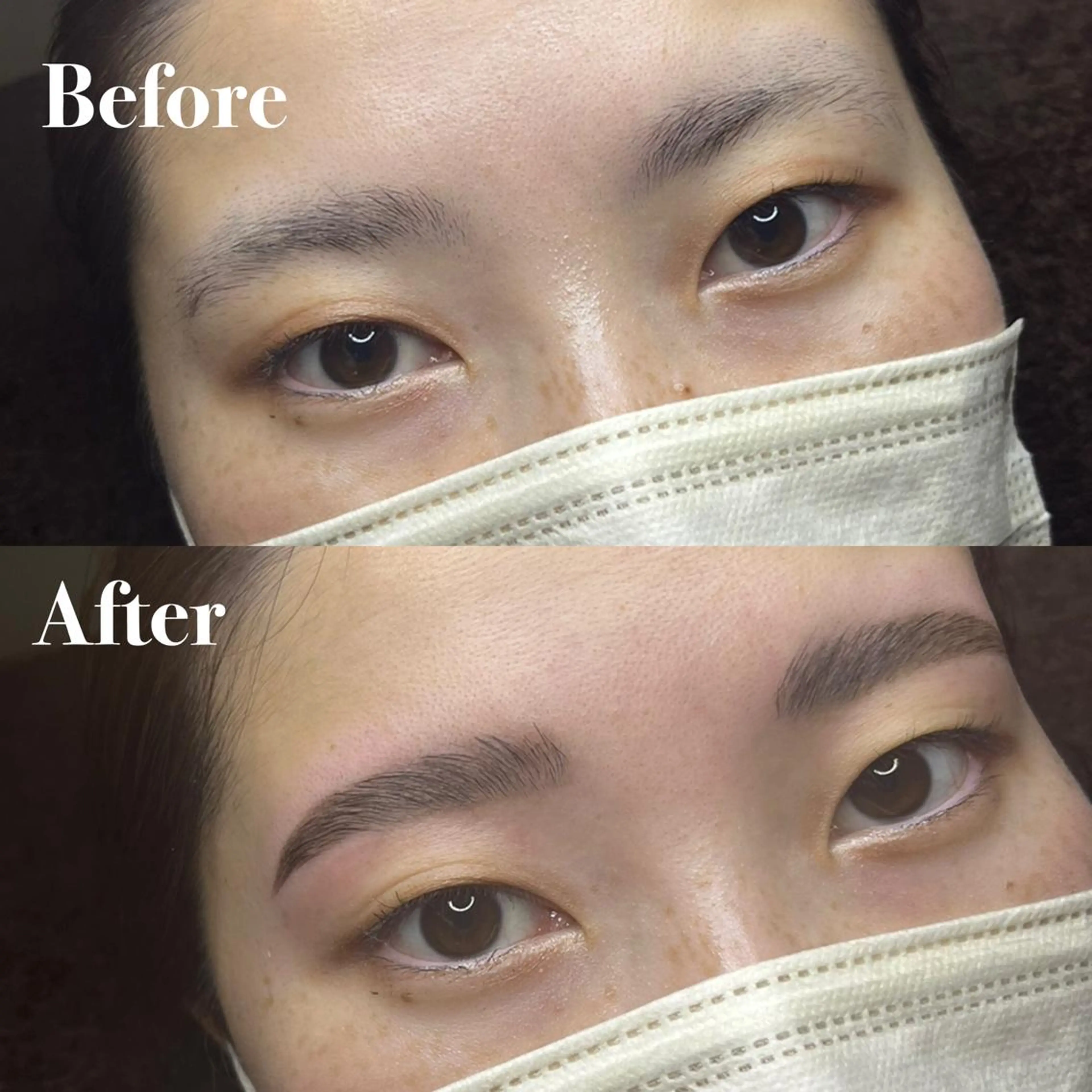 アイブロウ ハリウッドブロウリフト 眉毛と韓国肌質改善 サロン　和泉府中のエステ・リラクイメージ