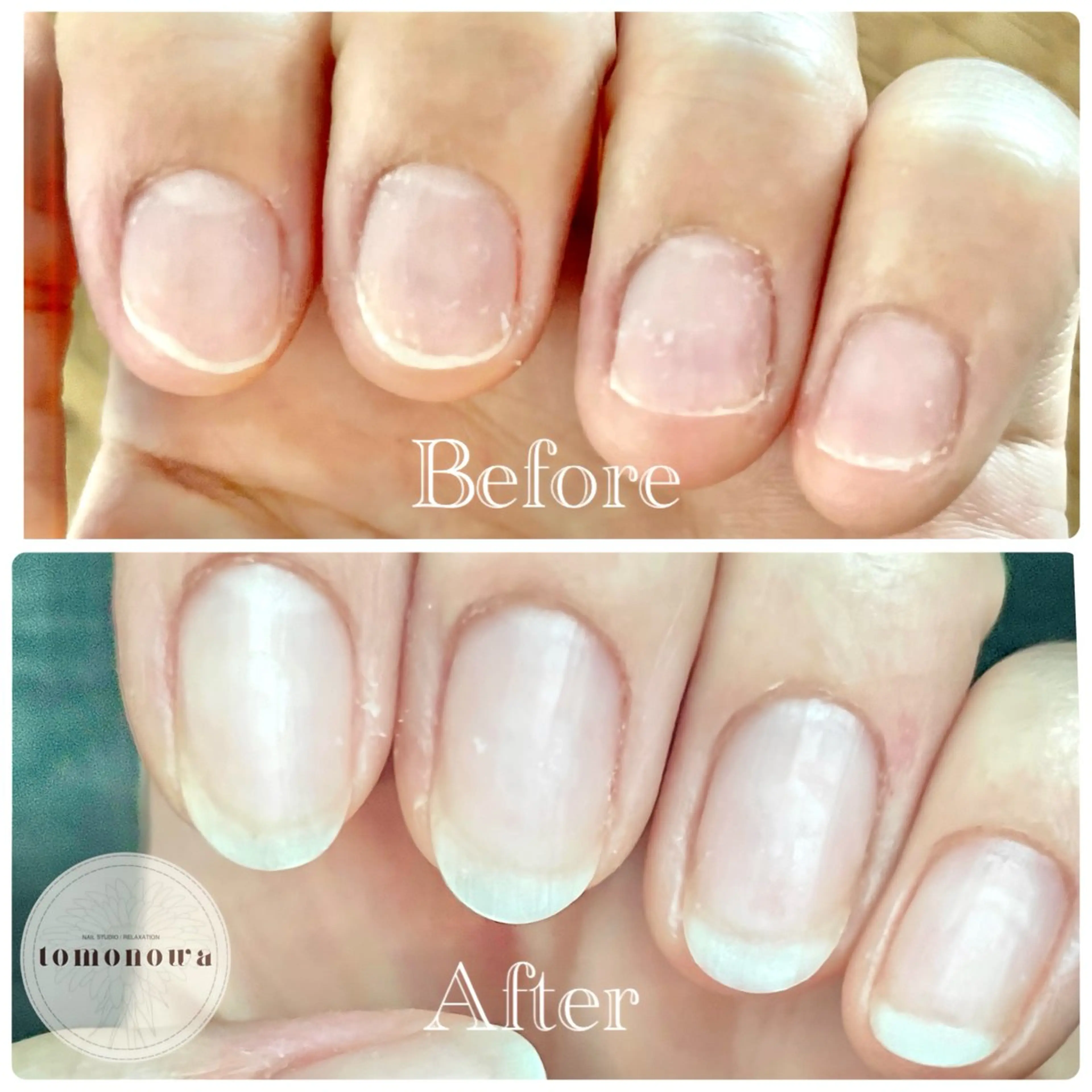 【オフ無し】深爪改善！自爪育成！自爪風仕上げ✨の写真