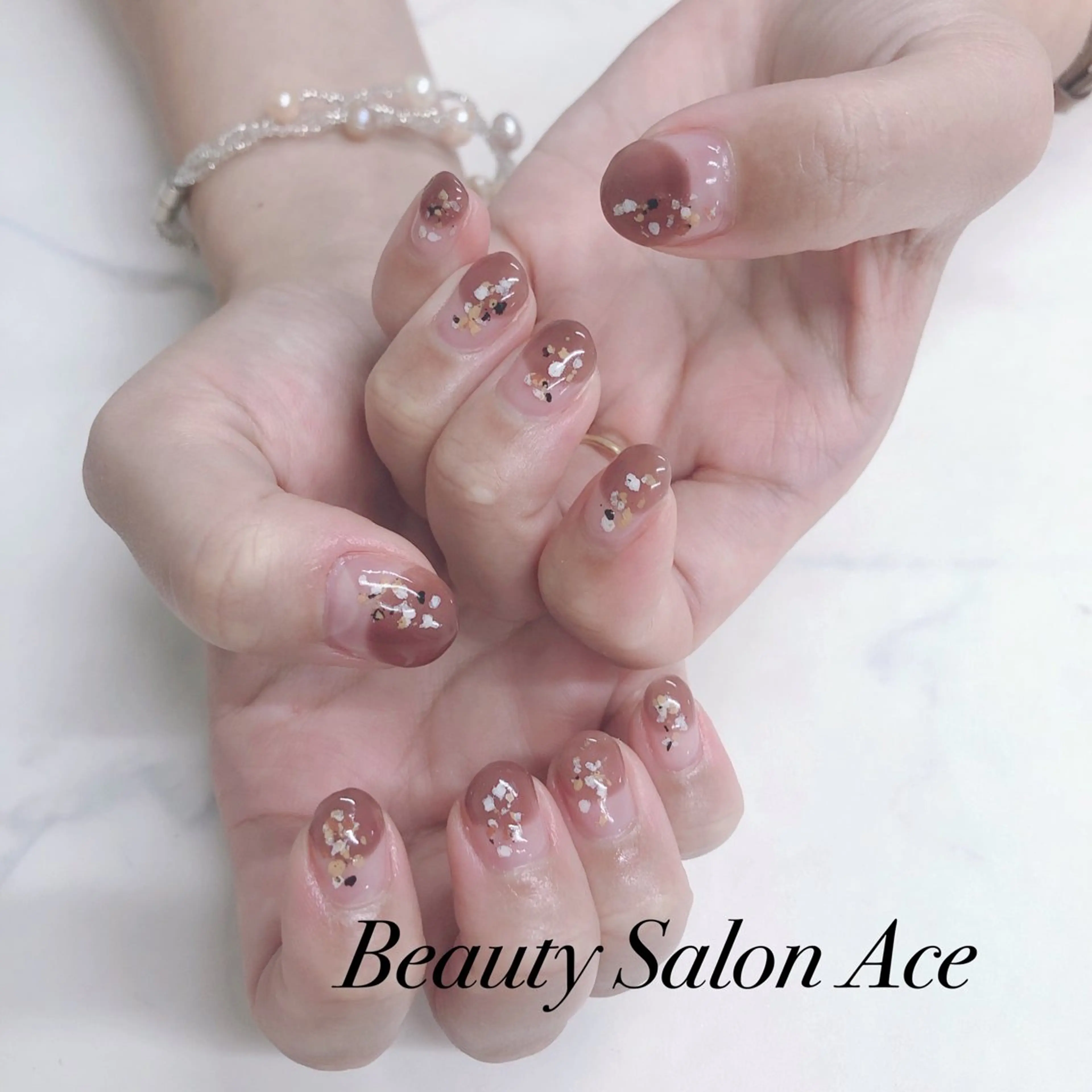 ネイル メンズネイル ハンドネイル ハンドケア Beauty Salon Ace（ネイルサロン　エース）所属・池袋フィルイン Ace♡長さだしのネイルデザイン