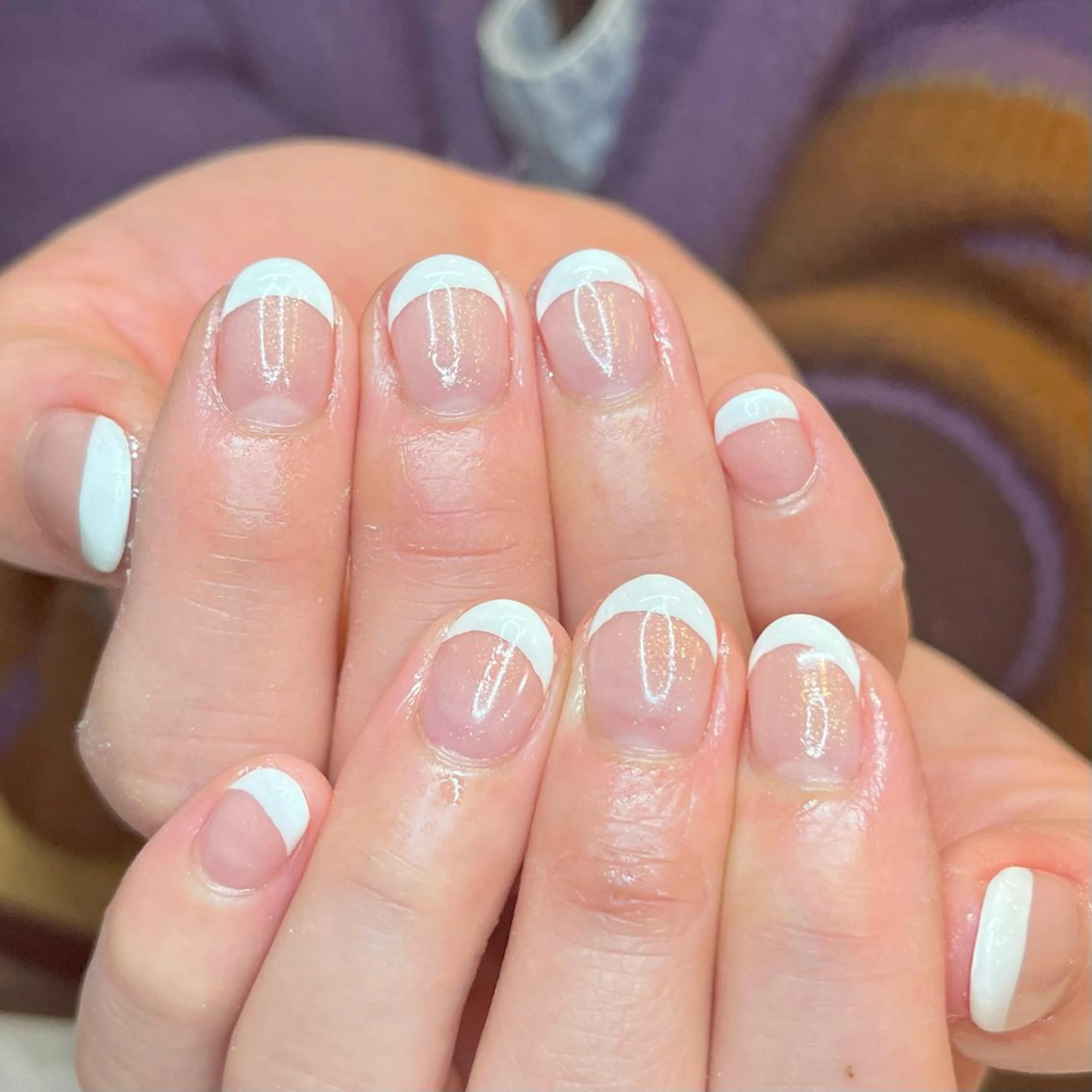 ショート カラー ネイル アートネイル オフィスネイル ワンカラーネイル ショートネイル ネイルサロン　リリーブランシュ所属・森 瑞紀のネイルデザイン