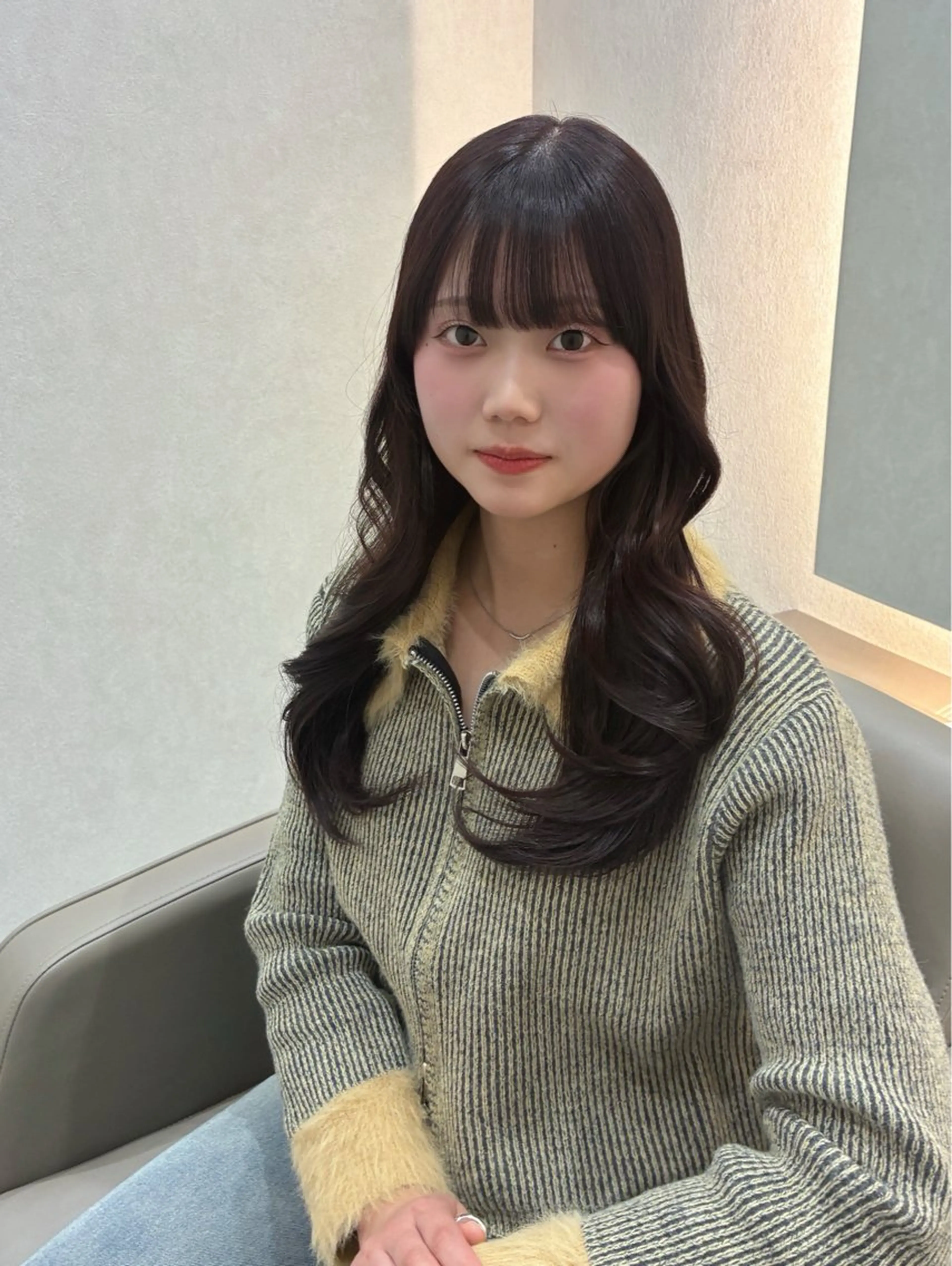 セミロング くびれヘア 髪質改善 レイヤーカット トリートメント カット ヘアカラー トリートメント 髪質改善/レイヤー 本田拓也のヘアスタイル