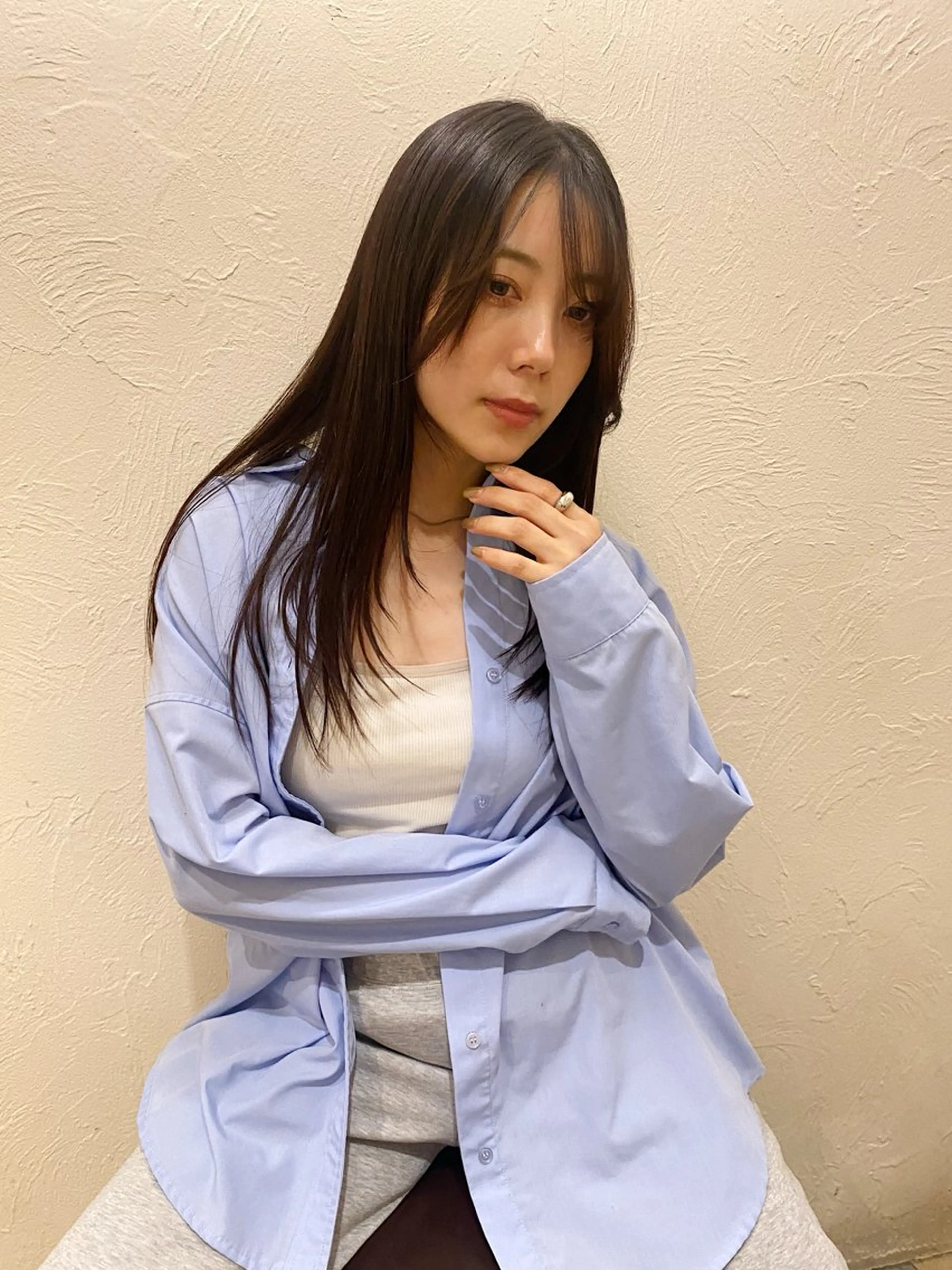 セミロング カット トリートメント 艶髪/艶カラー/縮毛 /   タキダのヘアスタイル