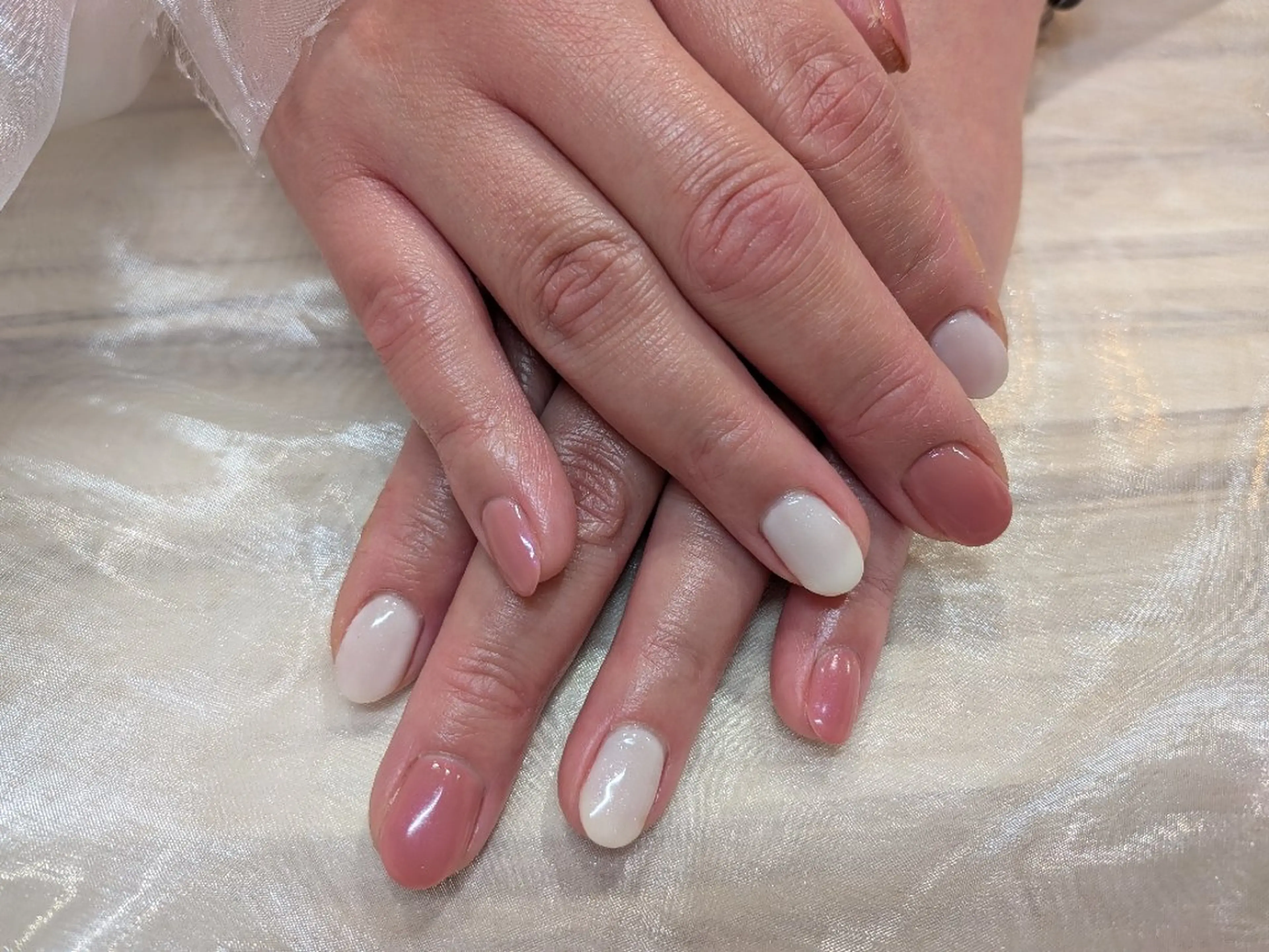 ネイル ハンドネイル coffret×PORTE269所属・コフレ富雄 きしむらるりのネイルデザイン