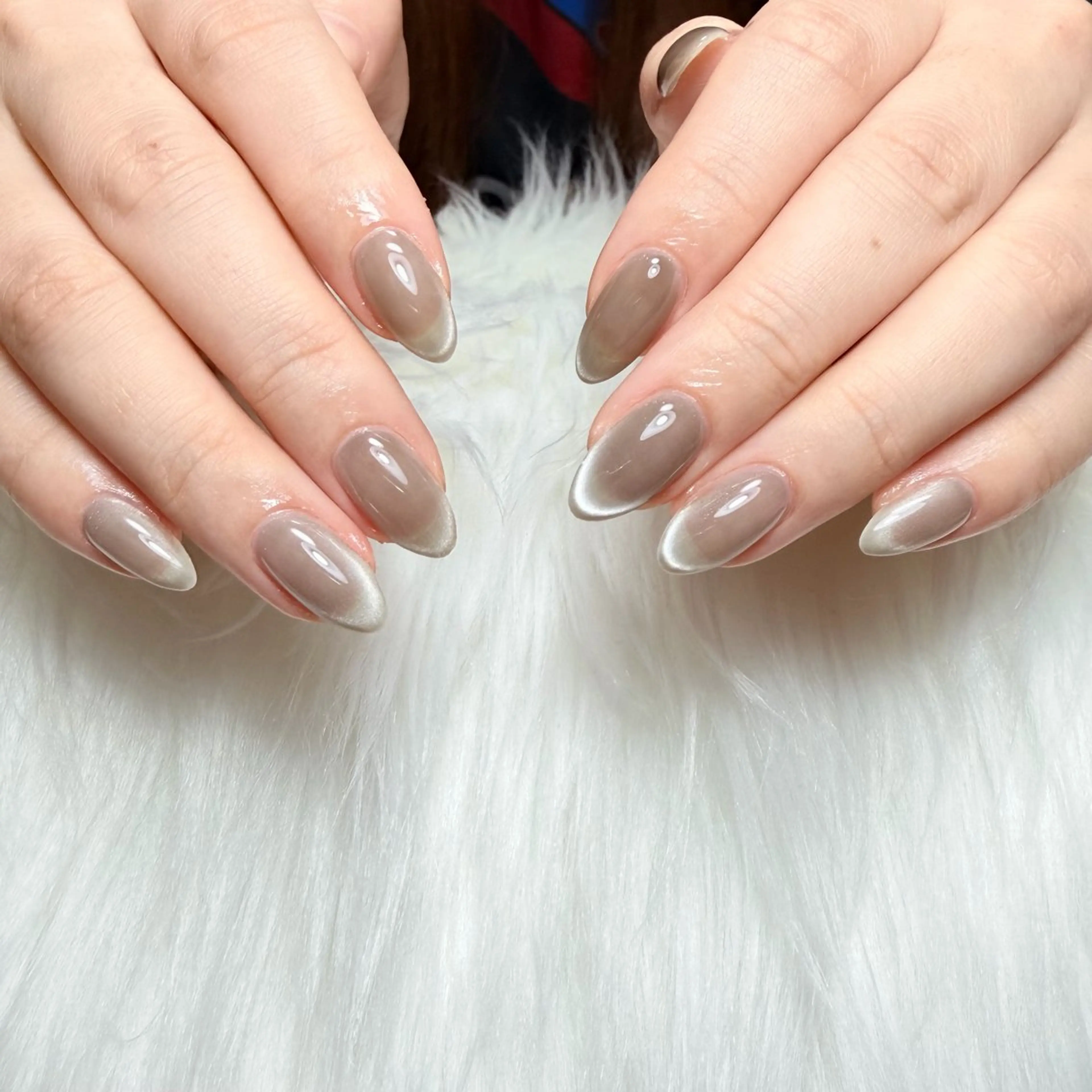 ネイル ジェルネイル ロングネイル ニュアンスネイル ワンカラーネイル シンプルネイル Kora Nailのネイルデザイン