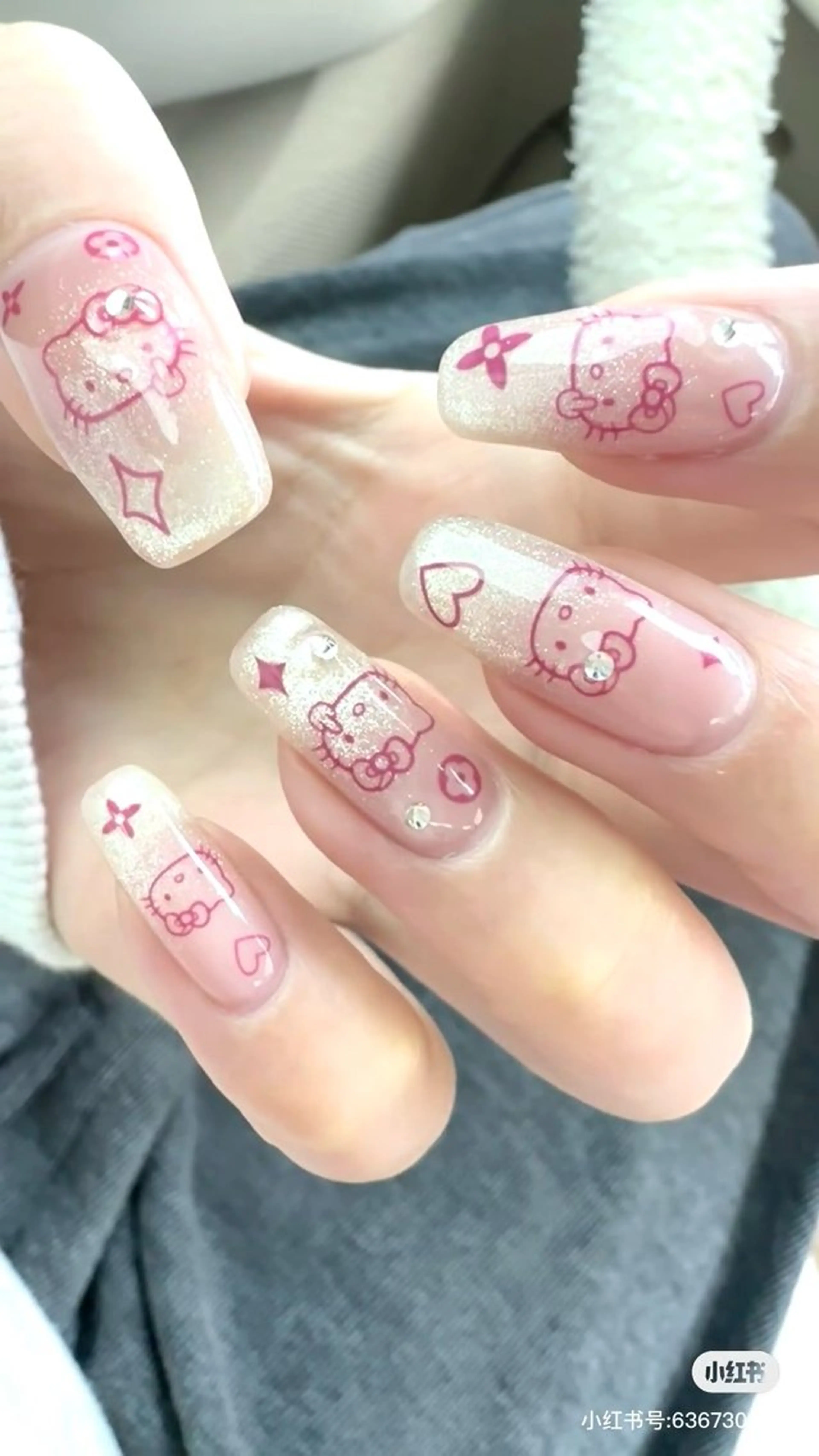 ネイル クリアネイル キラキラネイル ピンク シンプルネイル ストーンネイル ハンドネイル ハンドケア DarkHoney 池袋店のネイルデザイン