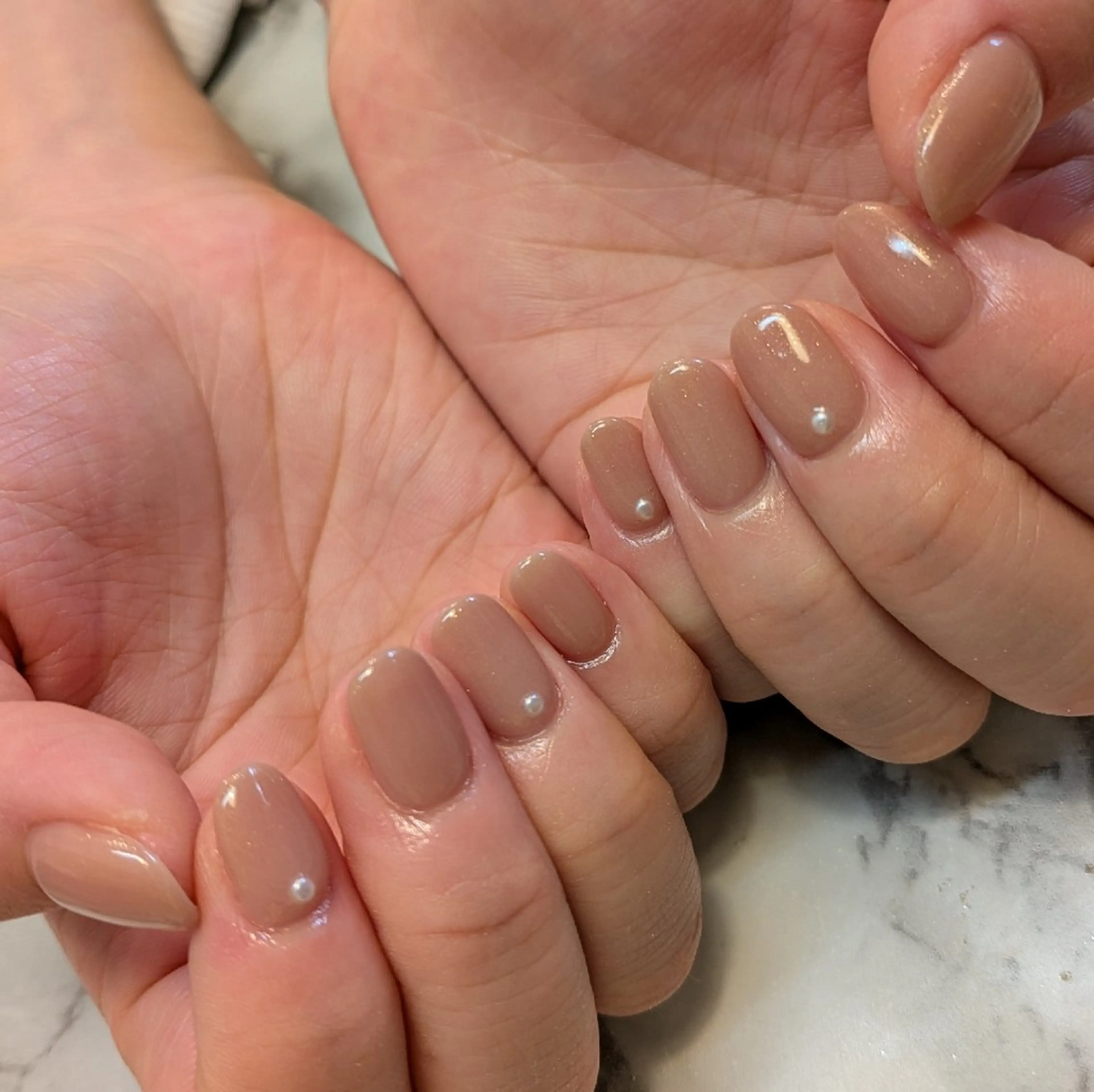 ネイル シンプルネイル ジェヌインネイル 河内のネイルデザイン