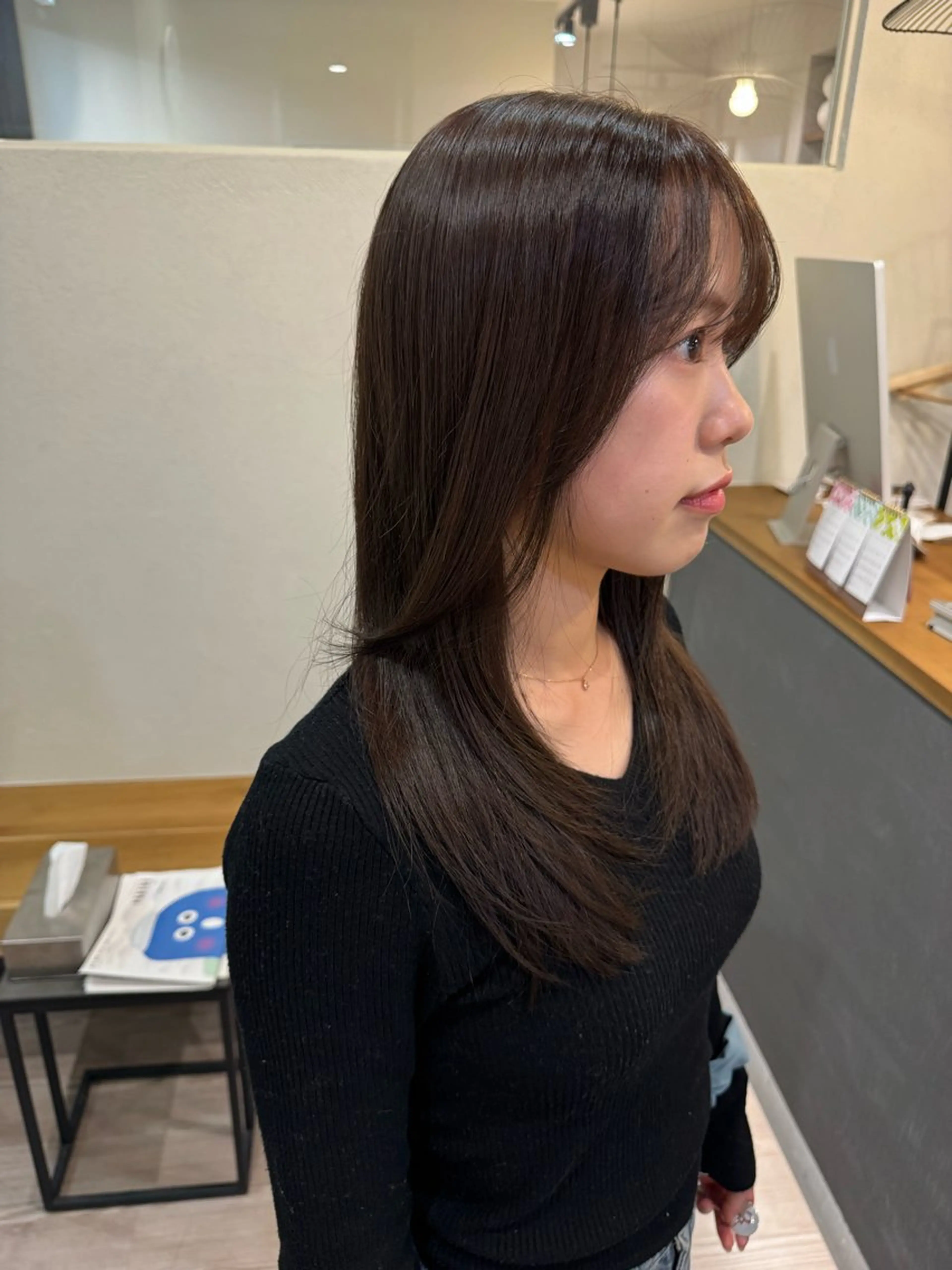 ロング レイヤーカット カット ヘアカラー 大船🫧ボブ• ショート🫧持田樹のヘアスタイル