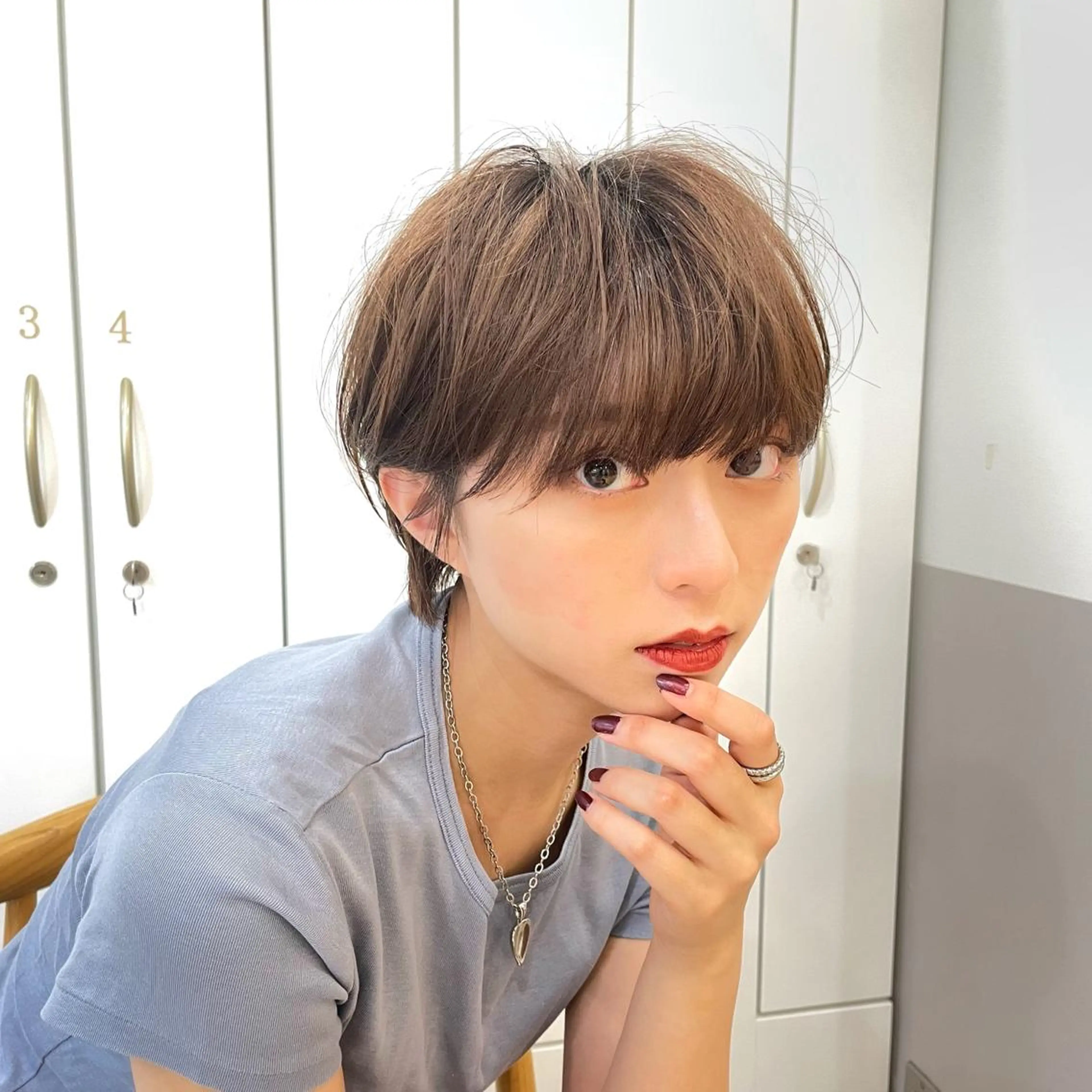 ショート 木下英治/ウルフ カット/銀座のヘアスタイル