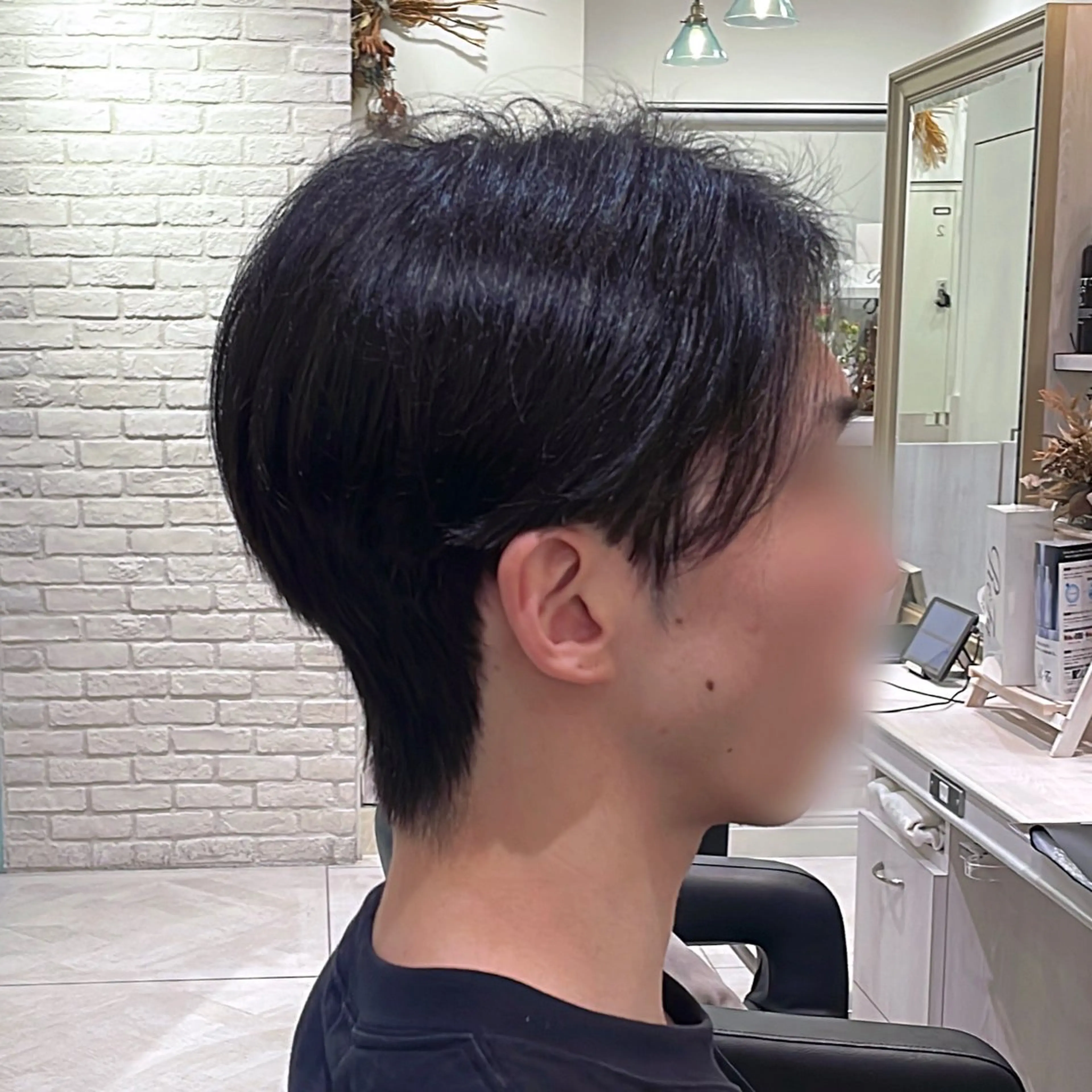 ショート パーマ ヘアアレンジ メンズ カット ヘアセット パク・ボミン小野リエ 韓国ハーフ🦊のヘアスタイル