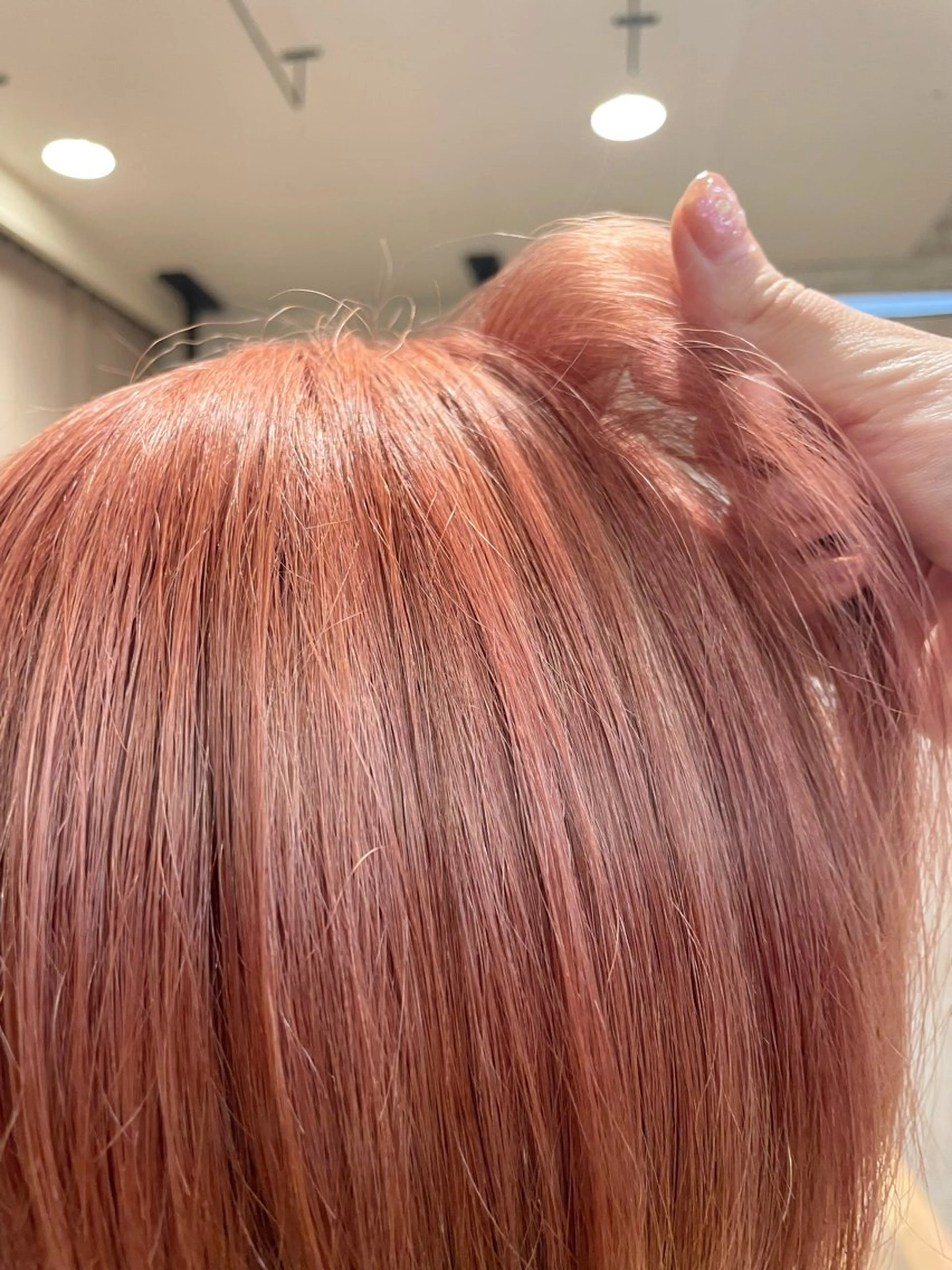 ショート カラー ブリーチ ピンクカラー ✨横須賀髪質改善✨️ 加藤 百音のヘアスタイル