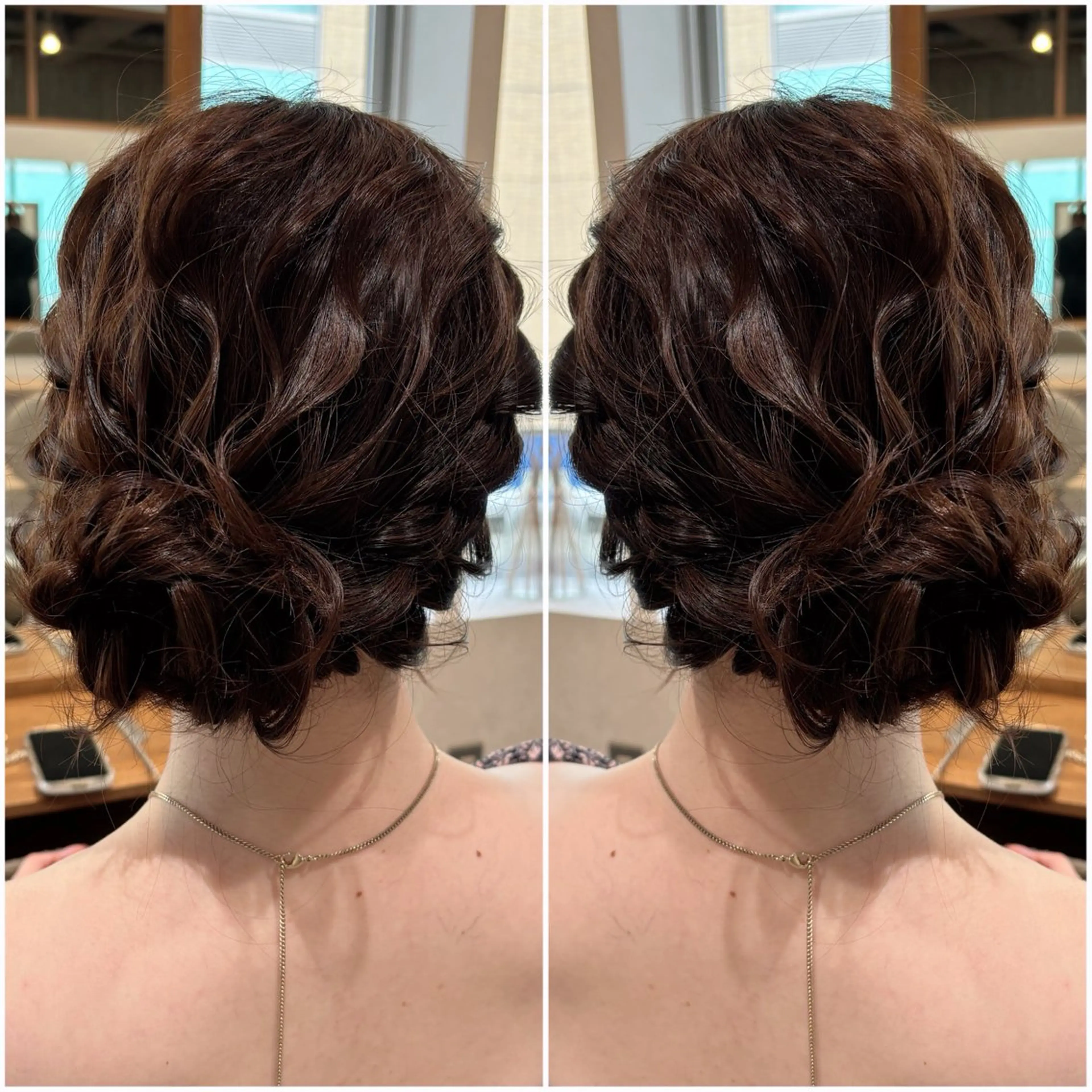 セミロング ヘアアレンジ ヘアセット rita atelier 【リタ】所属・韓国hair🦋 Nanaのヘアスタイル