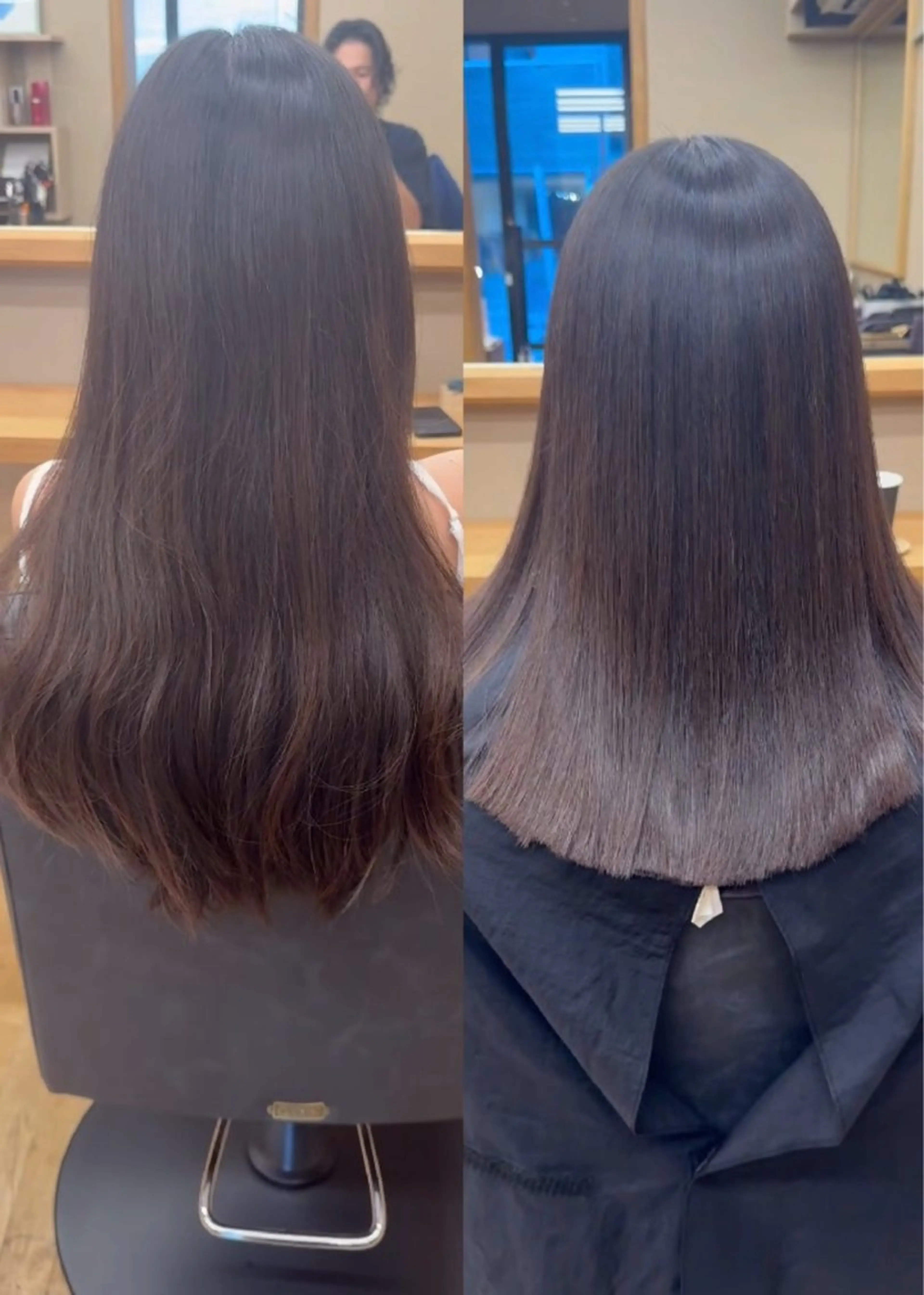 ロング 【髪質改善】タケウチ 【手で乾かすだけ】のヘアスタイル