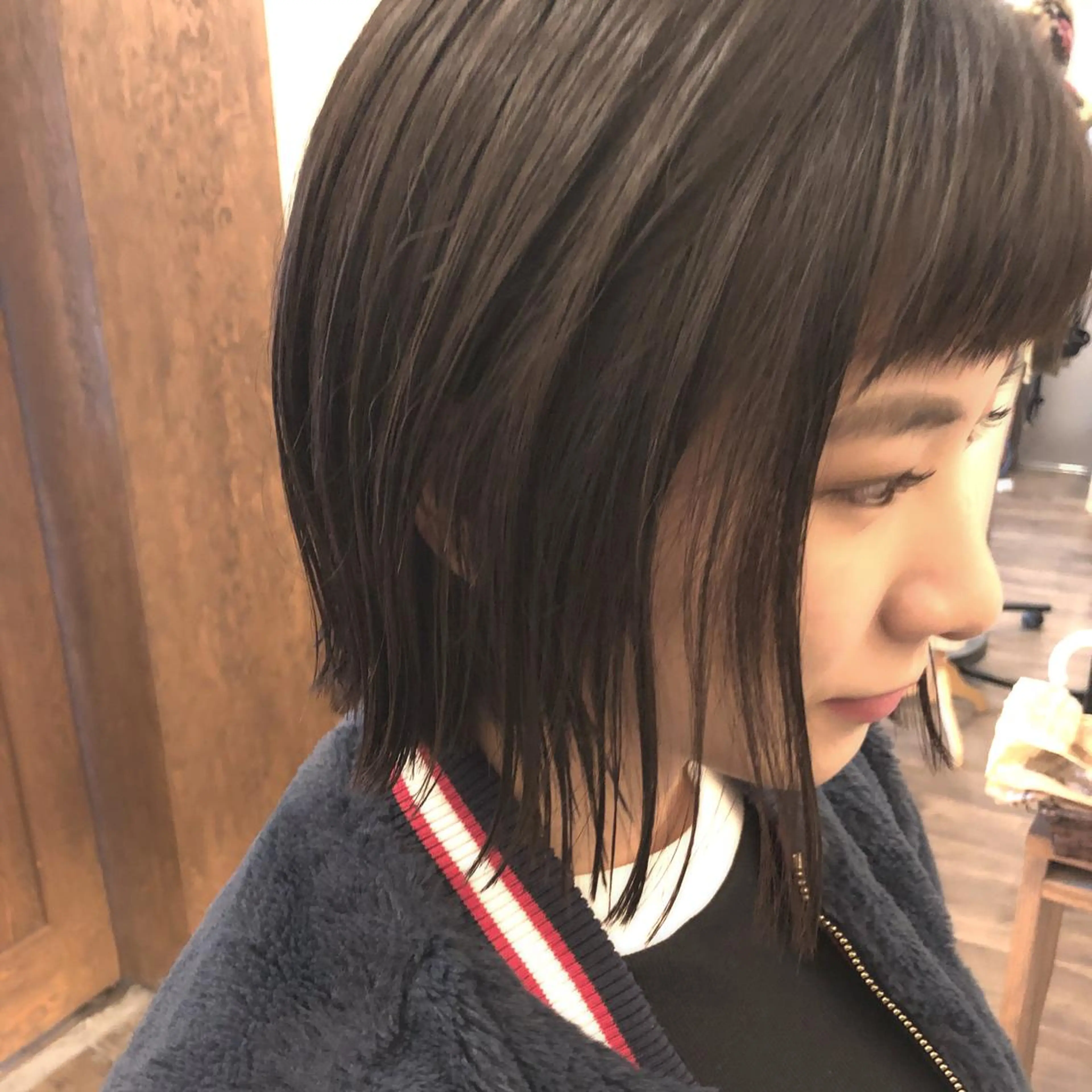 ショート 外ハネヘア カット 艶髪育成サロン 京橋　shinのヘアスタイル