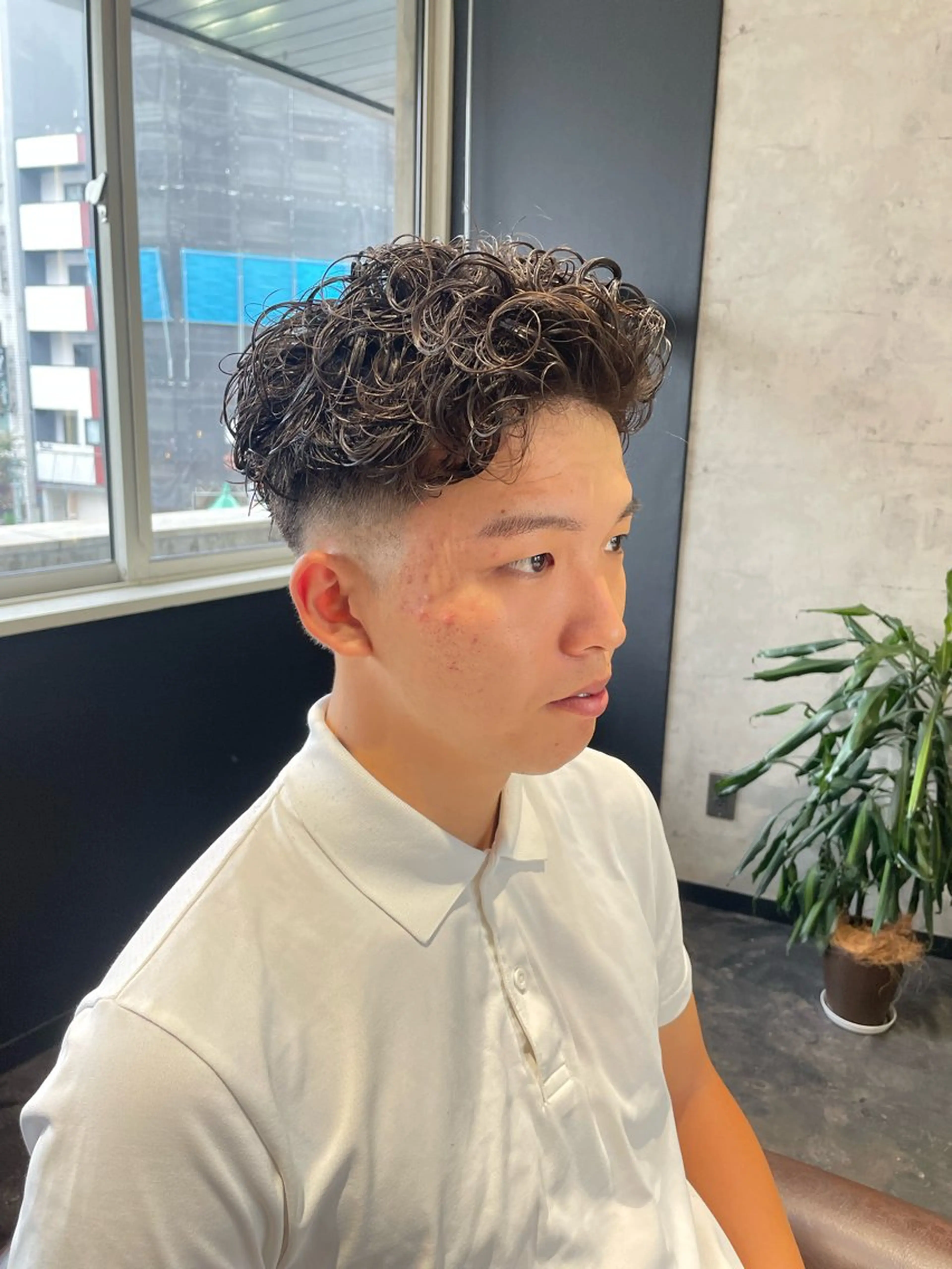 パーマ メンズ カット パーマ 💈メンズ職人 ルキト💈のヘアスタイル