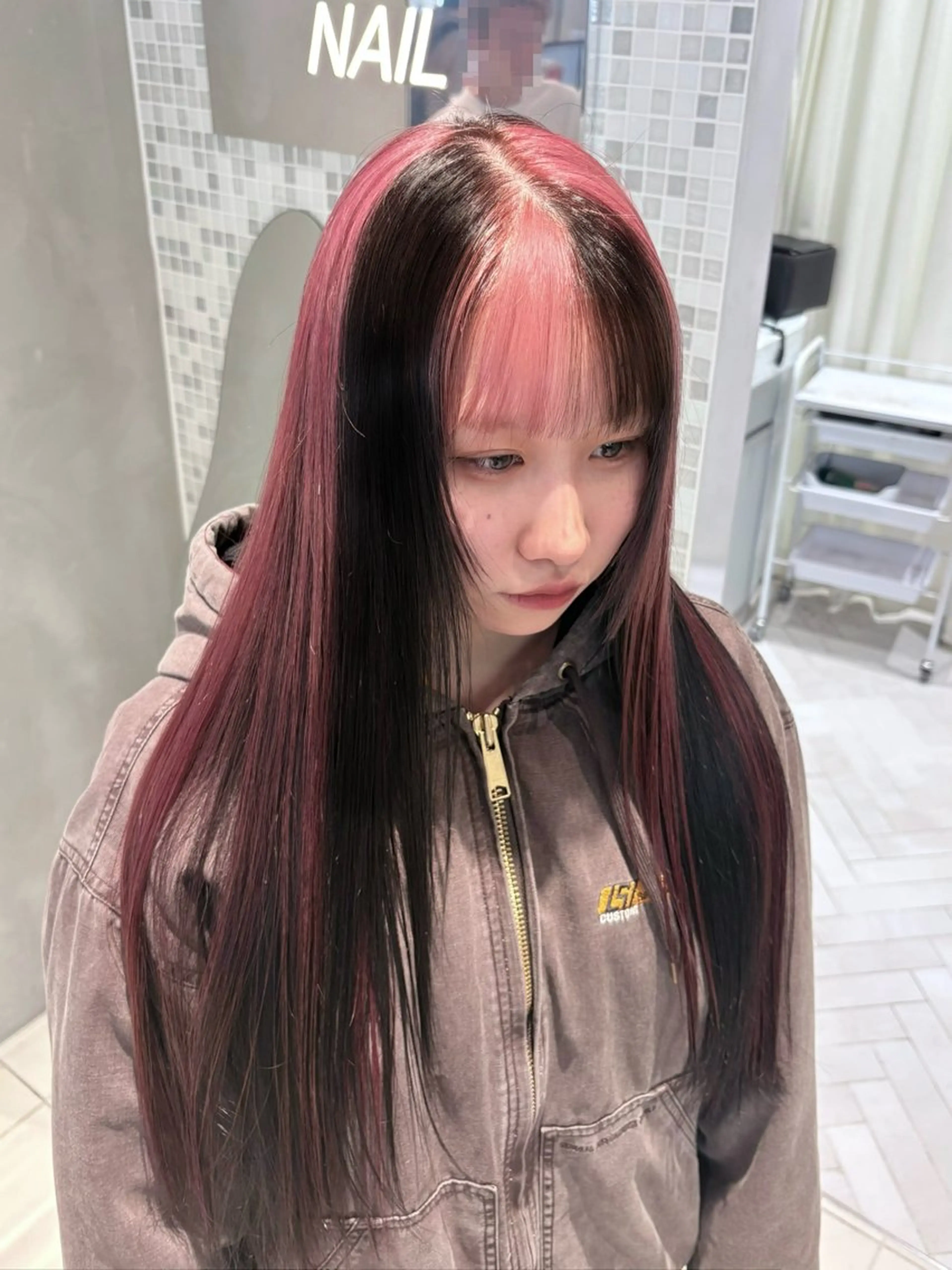 カラー ヘアカラー くすみカラー/ブリ ーチ seina★のヘアスタイル