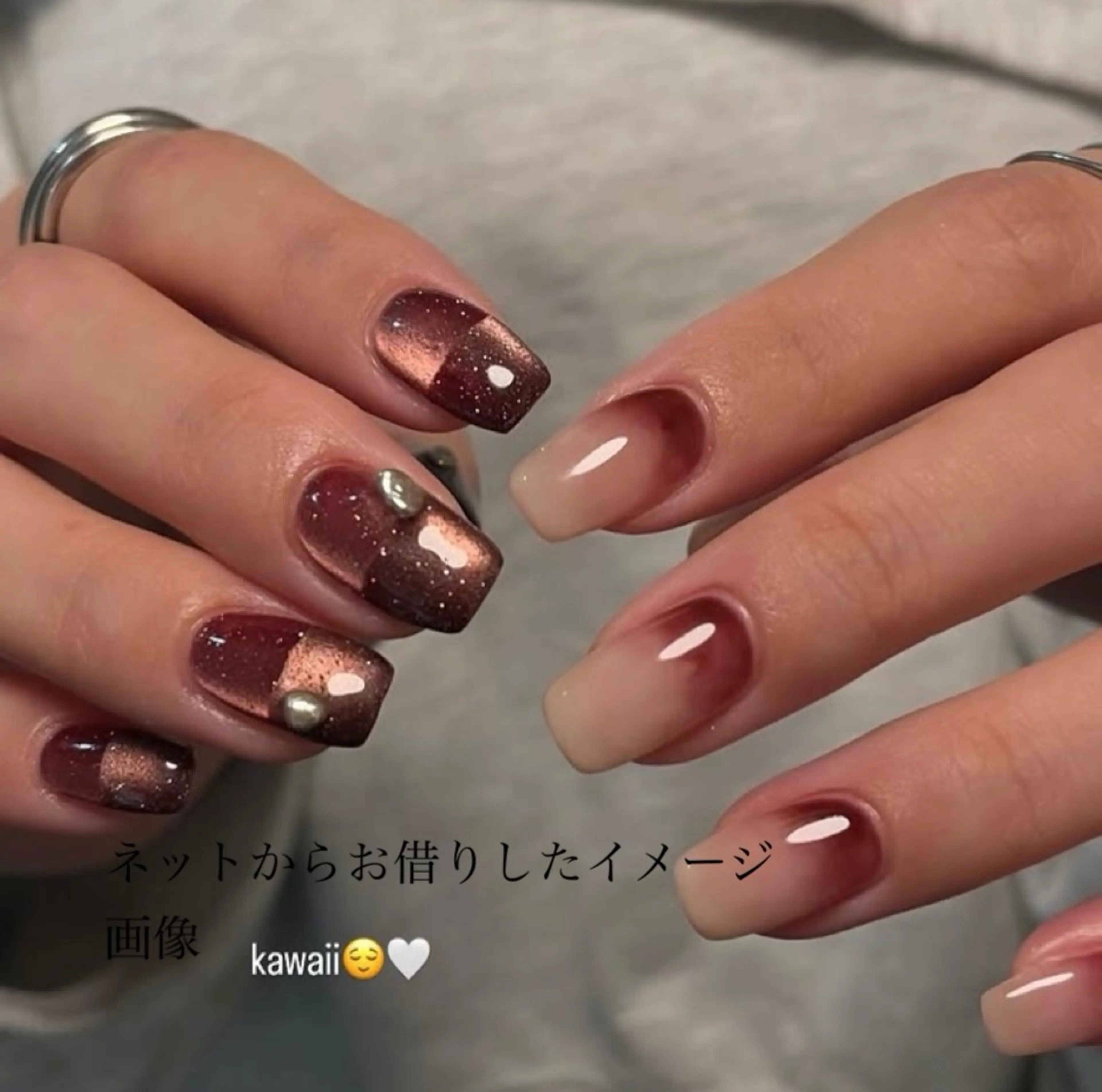 ネイル ハンドネイル 自爪を傷めない 🌷かなこ🌷のネイルデザイン