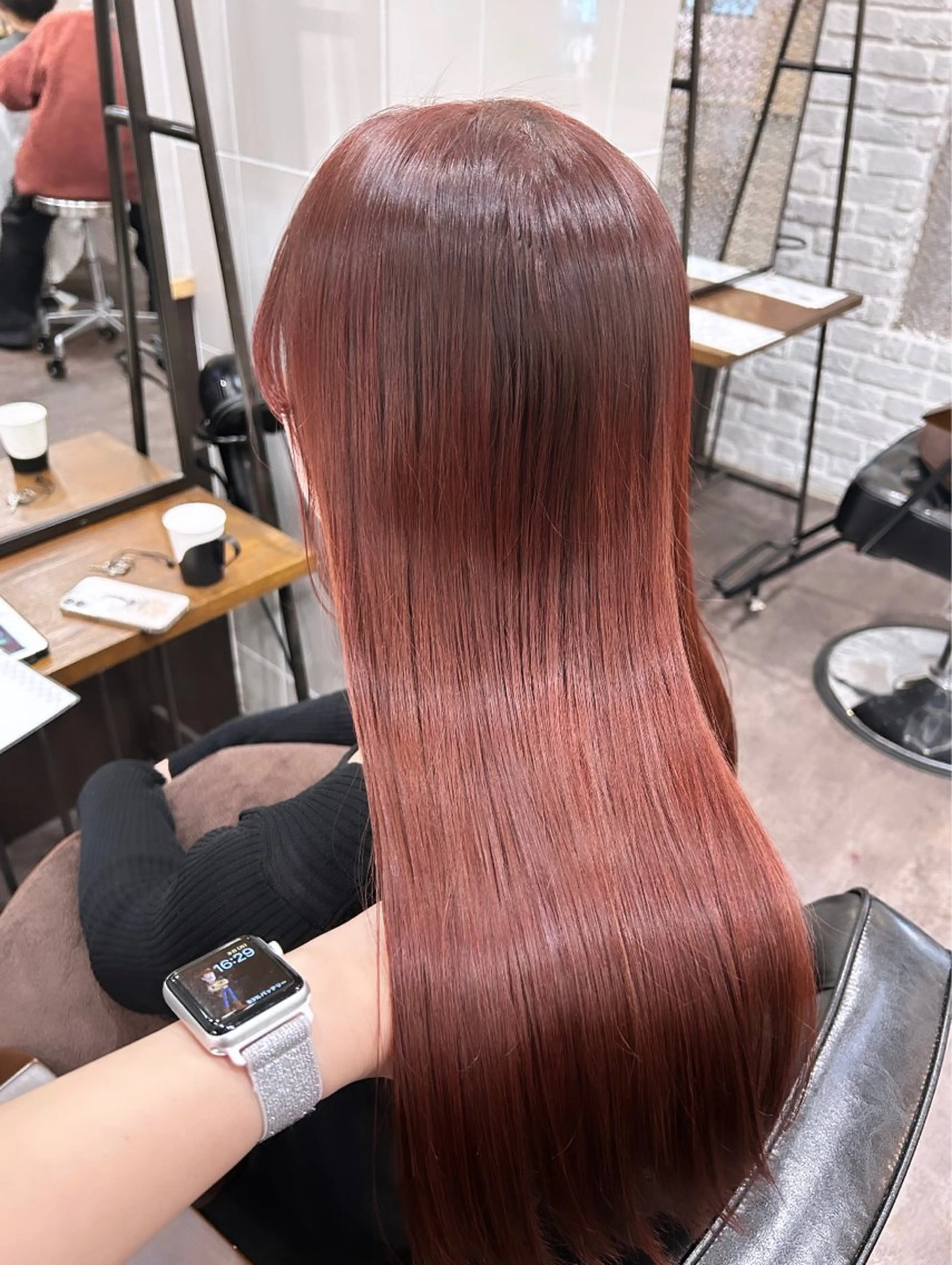 ロング カラー カット ヘアカラー トリートメント 🦄🩵YUNA 🩵🦄のヘアスタイル