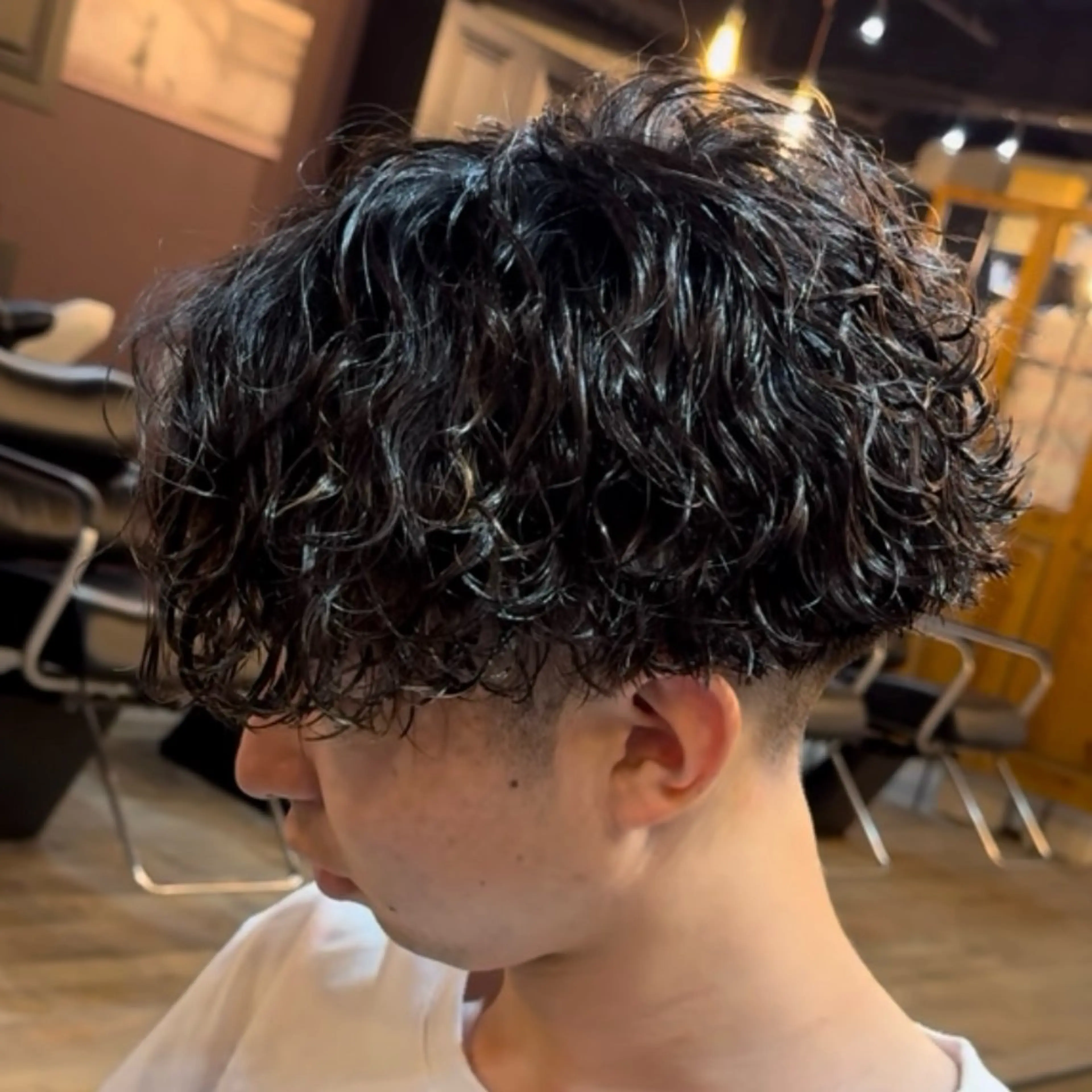 ミディアム パーマ メンズ カット パーマ ツイスパ/ TAKUMIのヘアスタイル