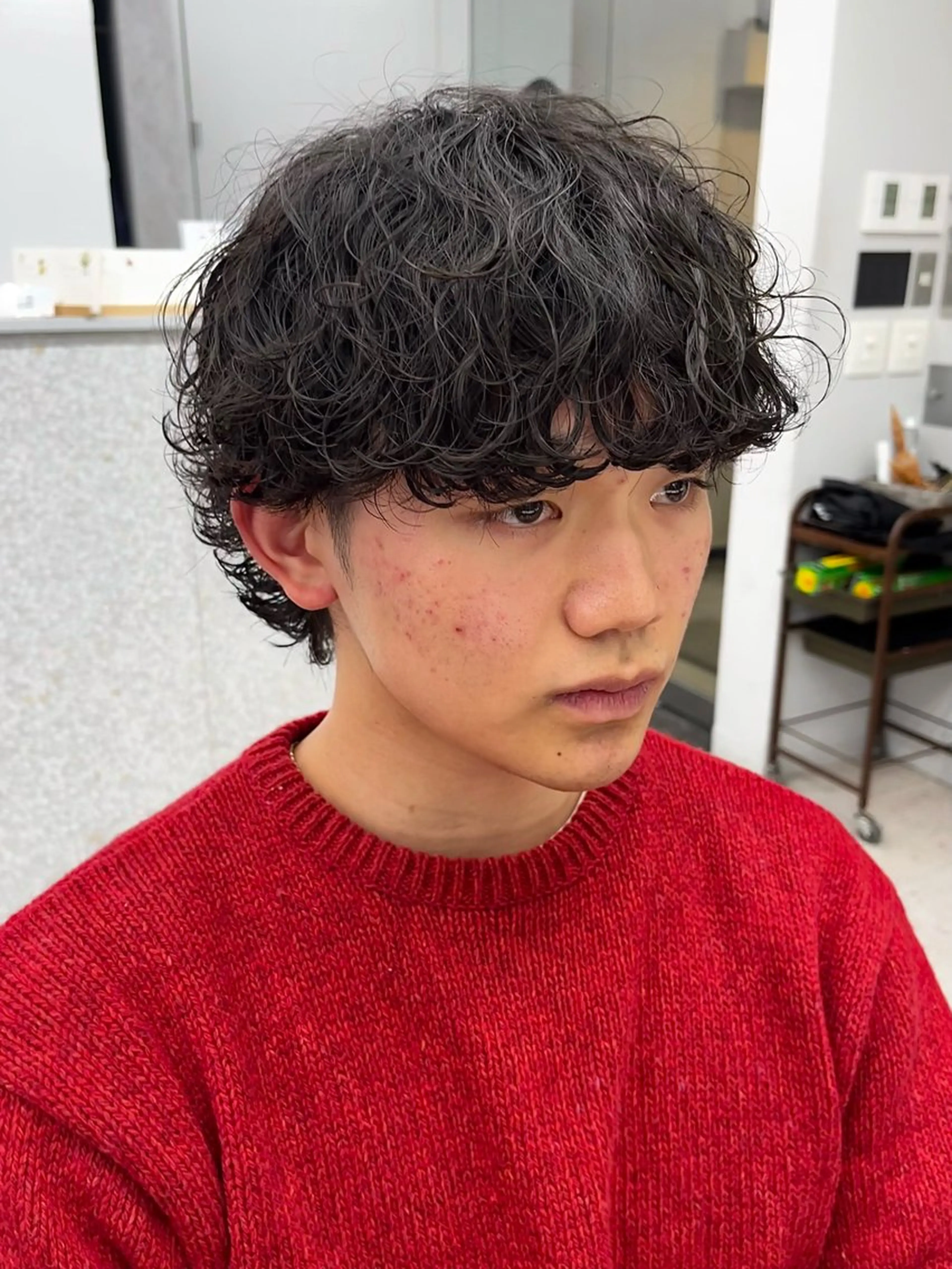 パーマ メンズ カット パーマ 🍐シャドウパーマ メンズ特化/守岡🍐のヘアスタイル