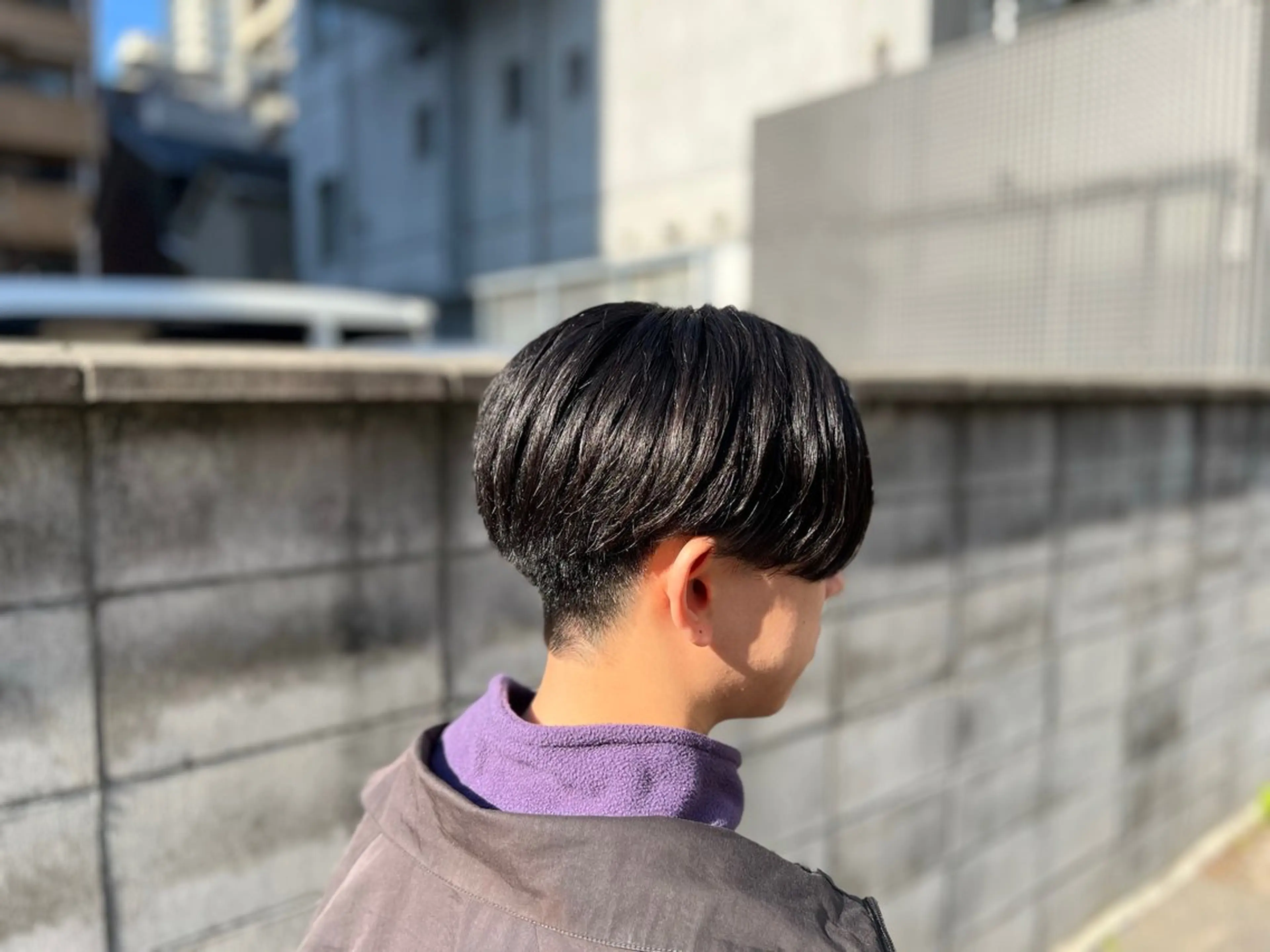 メンズ センターパート Noisyle 西本町所属・川端 さくのヘアスタイル