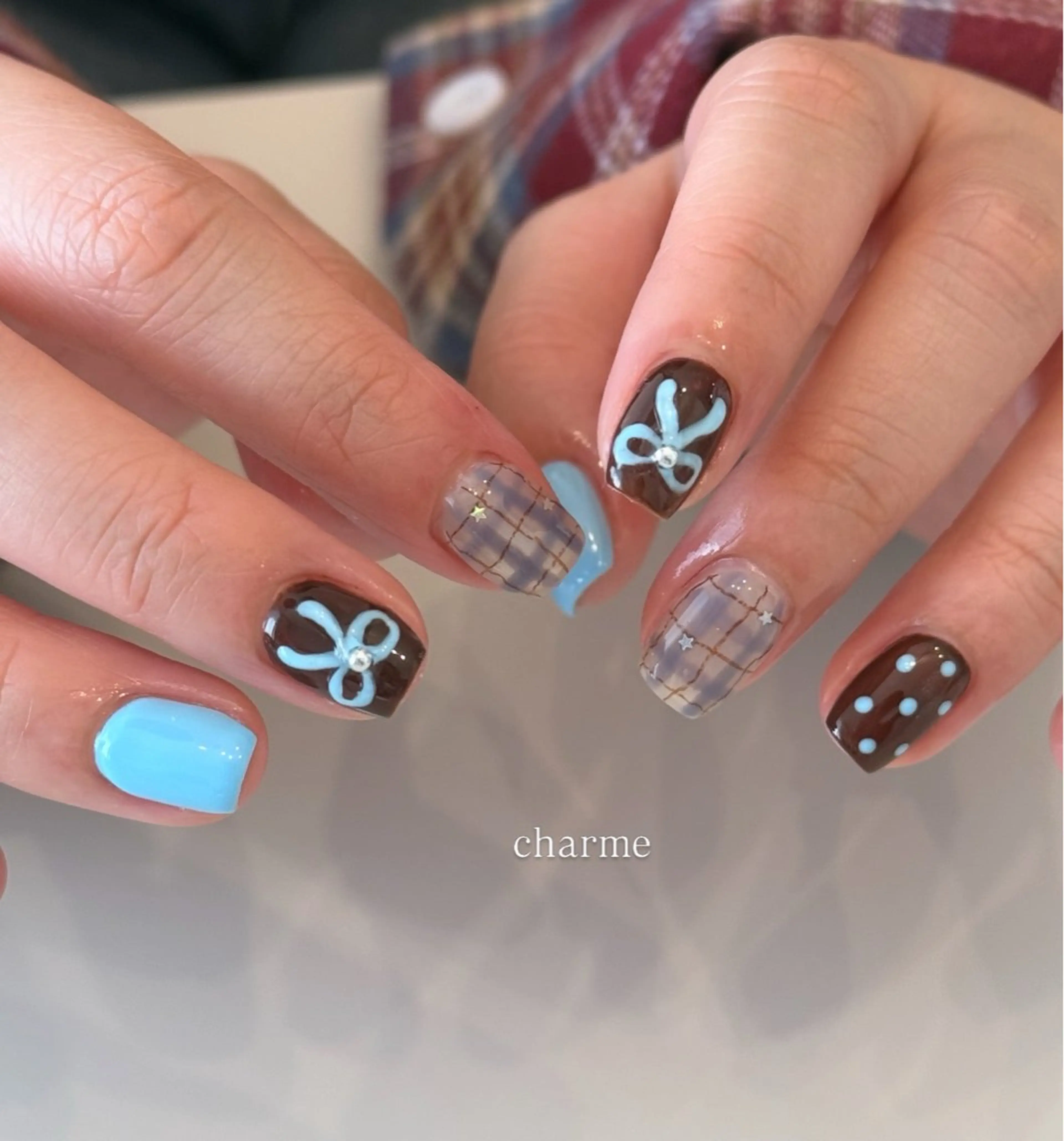 ネイル ハンドネイル フットネイル nailsalon charmeのネイルデザイン