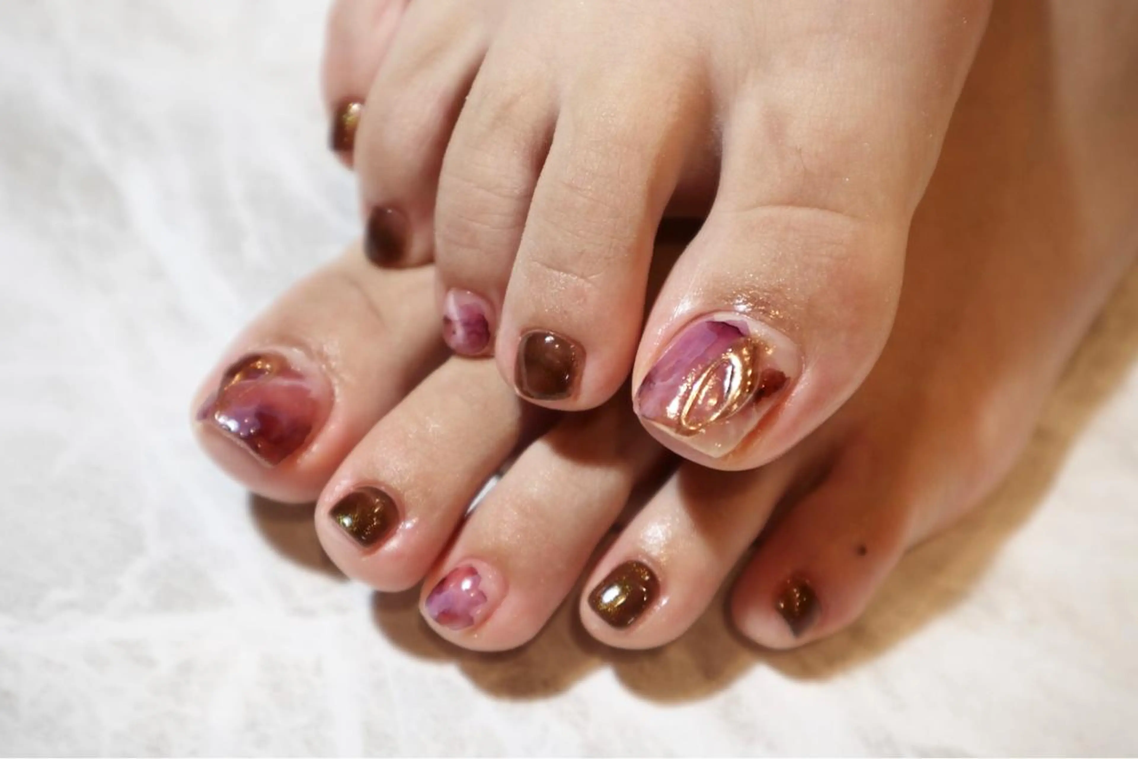 ネイル フットネイル 小河 仁美のネイルデザイン