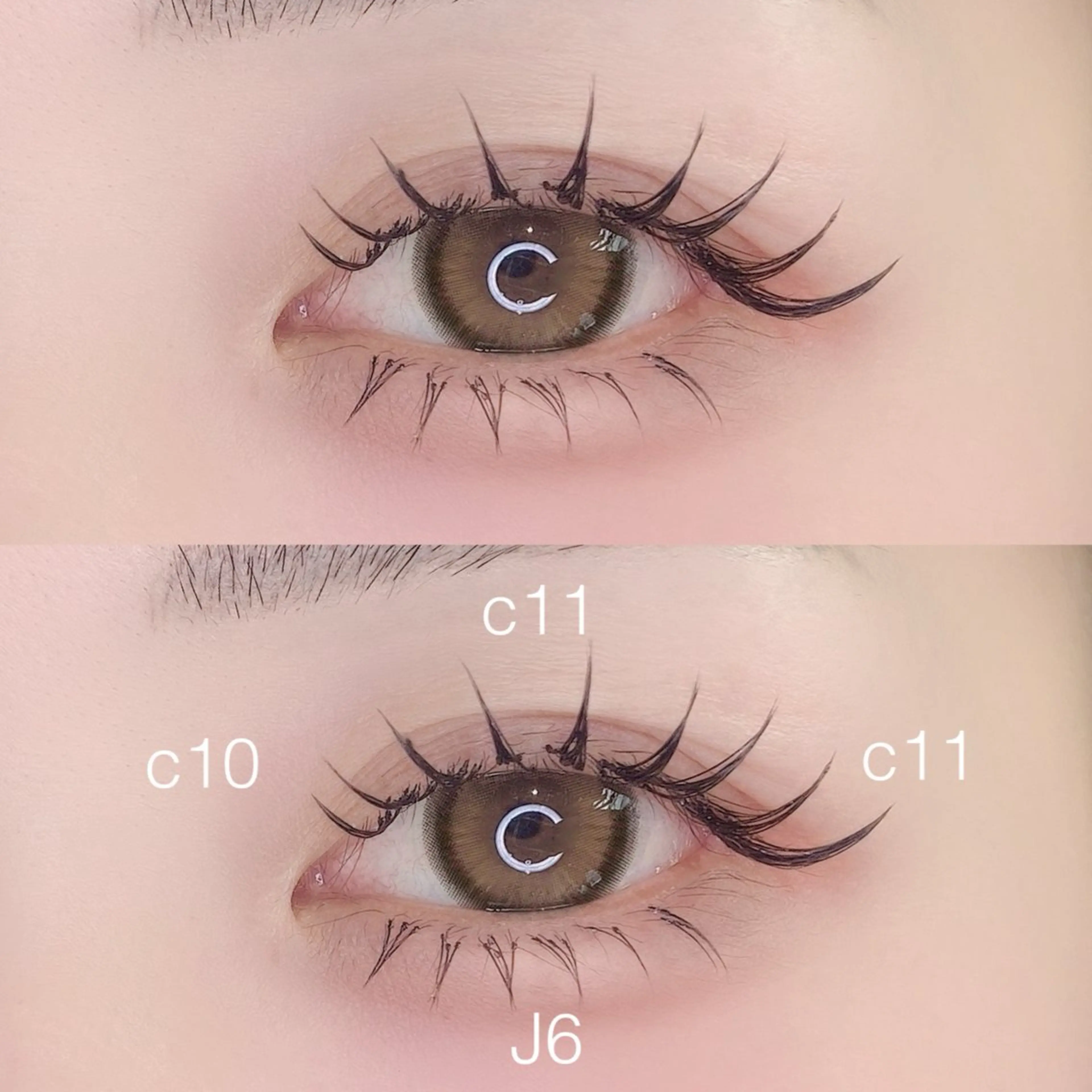 上下マツエクセット🤍上100本🎀下30本🎀LED変更1100円　Lカールあり♡オフコーティング込♡の写真