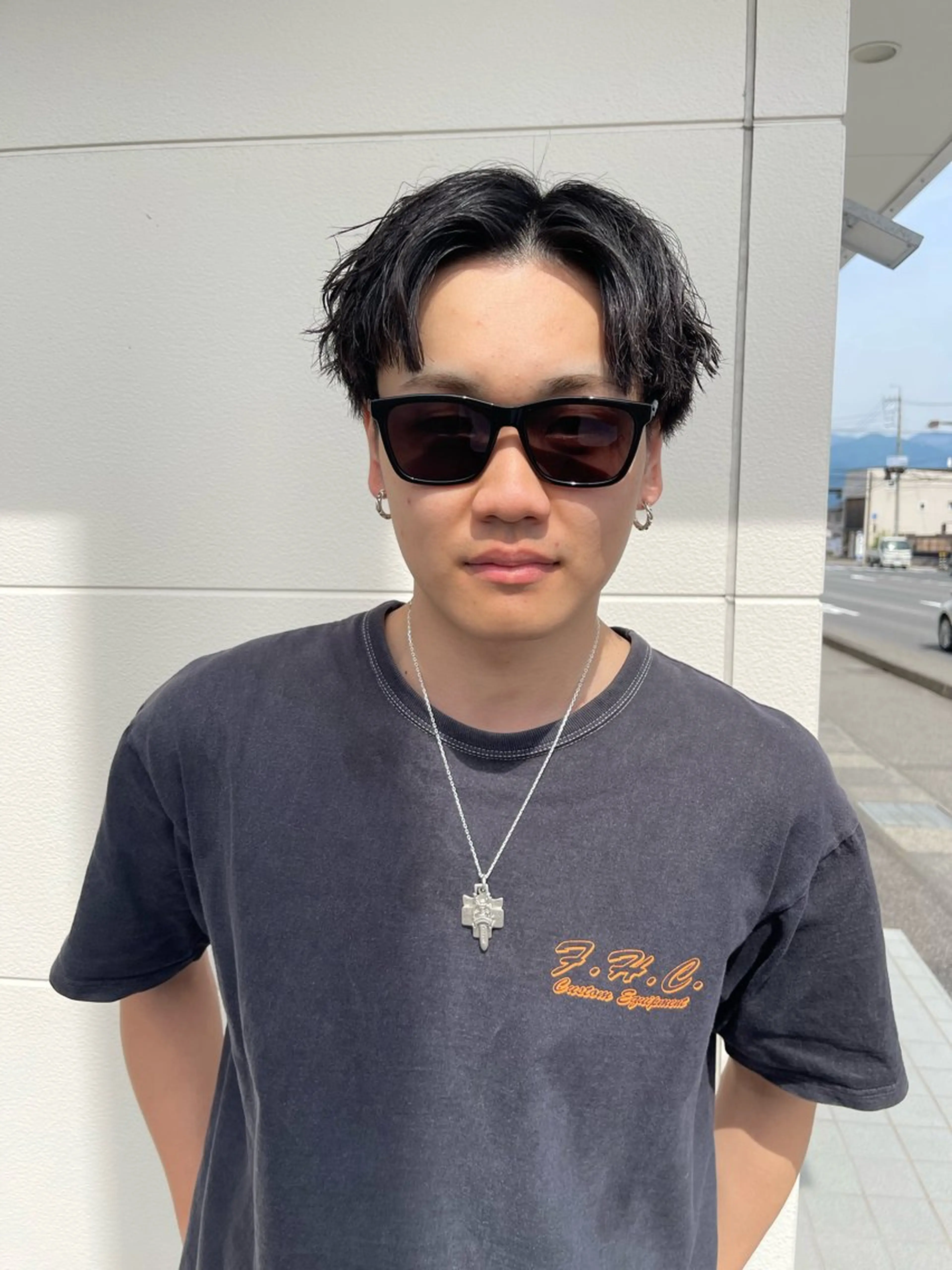 メンズ カット 縮毛矯正 トリートメント SASAnagano 岩下サードゥのヘアスタイル